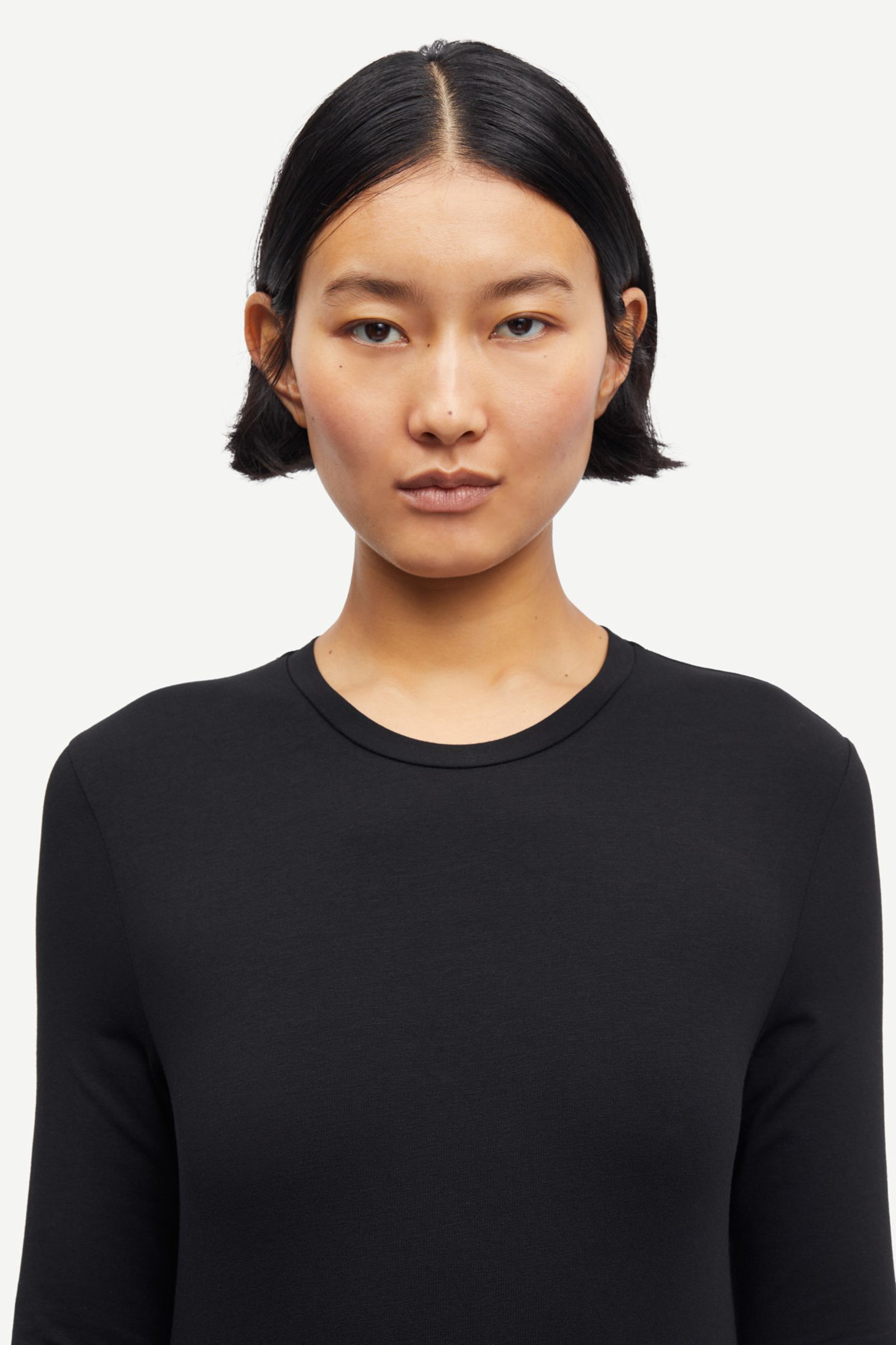 売れ筋商品|||サムス サムス Tシャツ レディース トップス ESTER - Long sleeved top - black Ester ls 265 Black | Samsøe Samsøe®