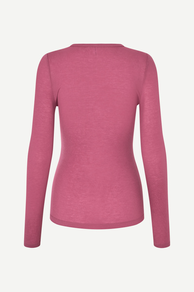 Sadou t-shirt ls 15499 Grey mel. | Samsøe Samsøe®