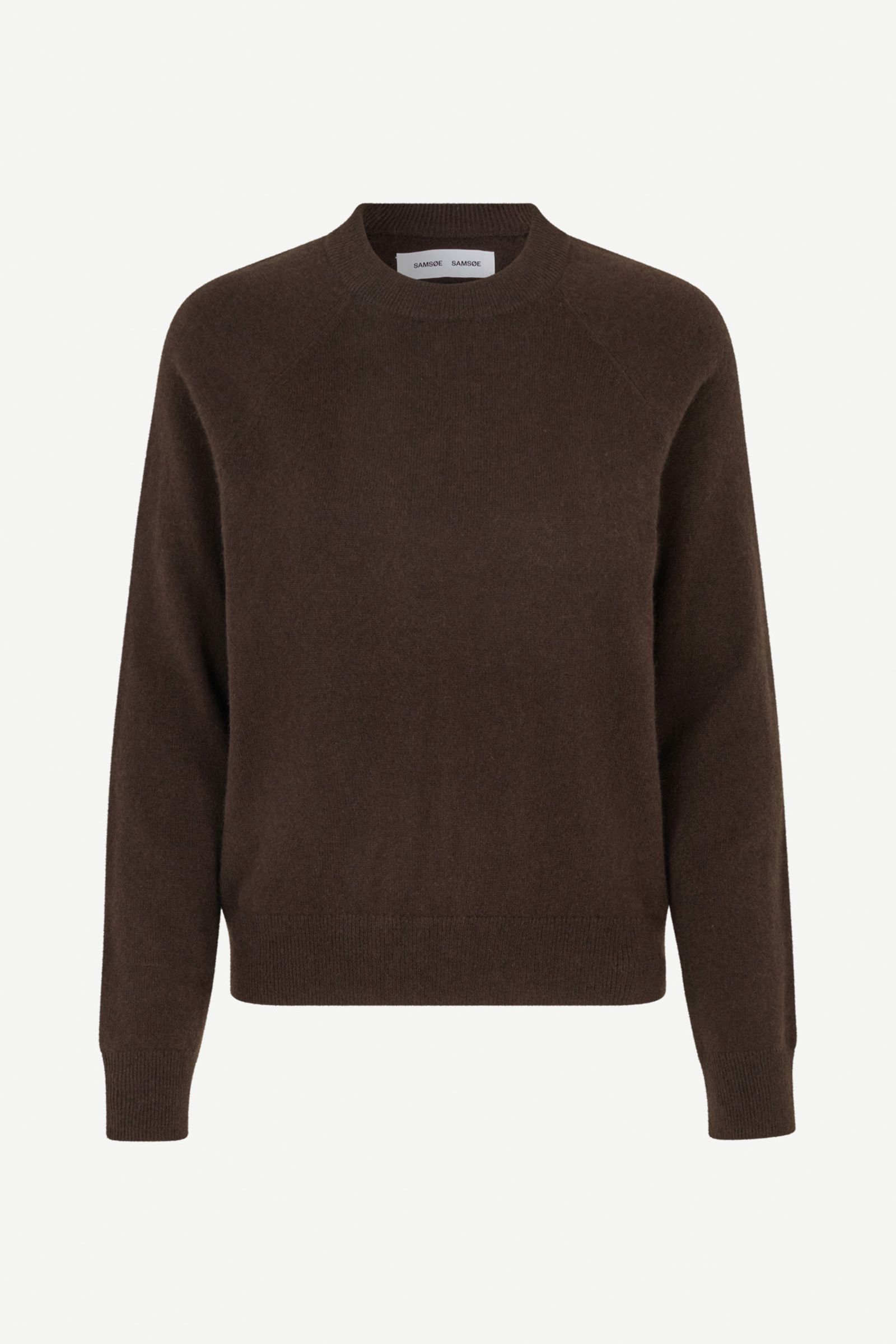 サムソサムソ(SAMSOE SAMSOE) ニットS Boston o-neck 6304 Grey mel. | Samsøe Samsøe®