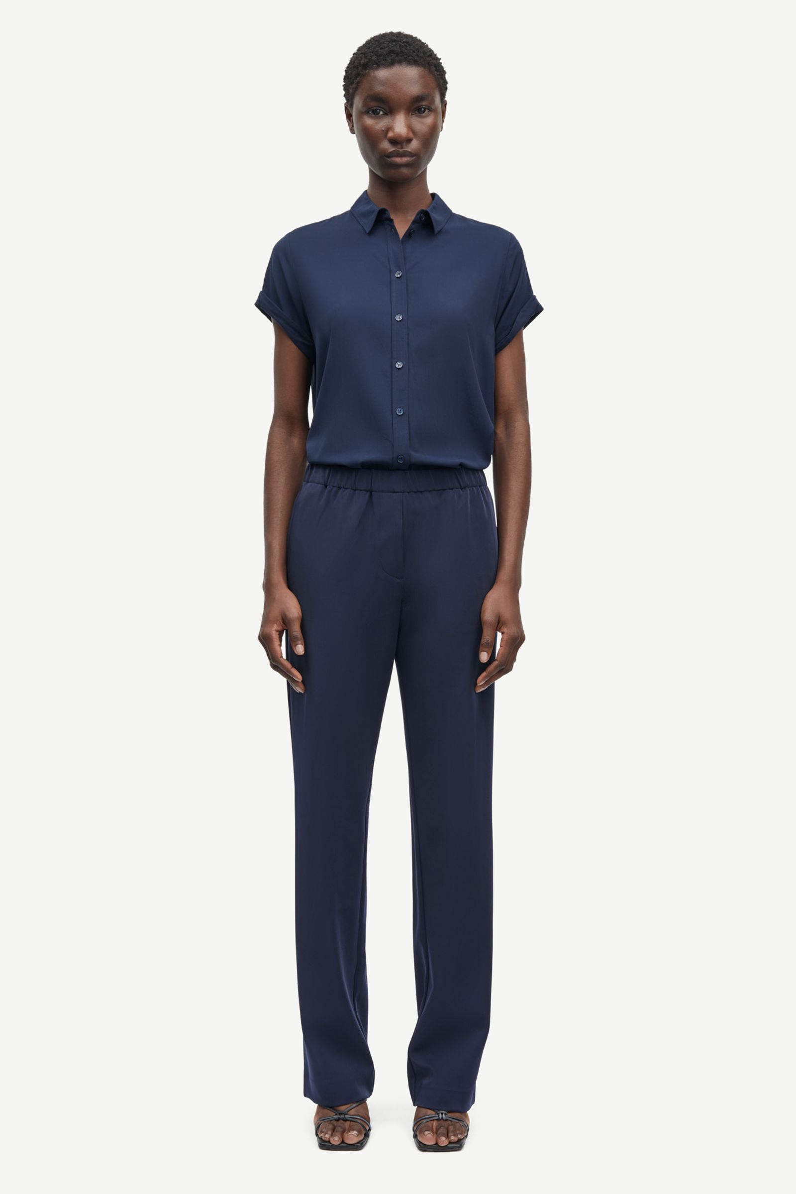 Hoys straight pants 7331 Night Sky | Samsøe Samsøe®