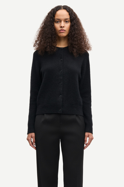 Nor short cardigan 7355 Black | Samsøe Samsøe®
