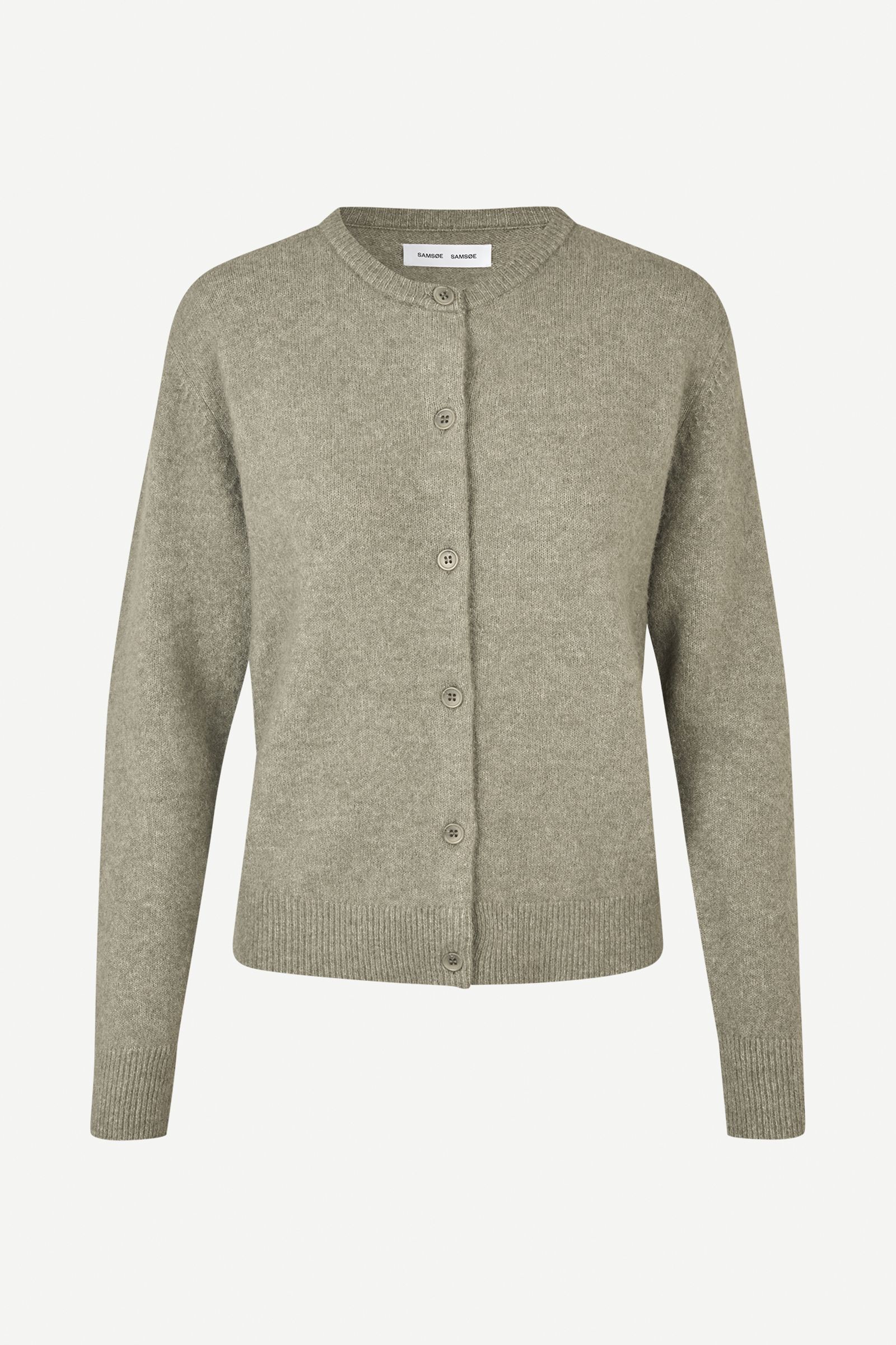 Nor short cardigan 7355 Vetiver | Samsøe Samsøe®