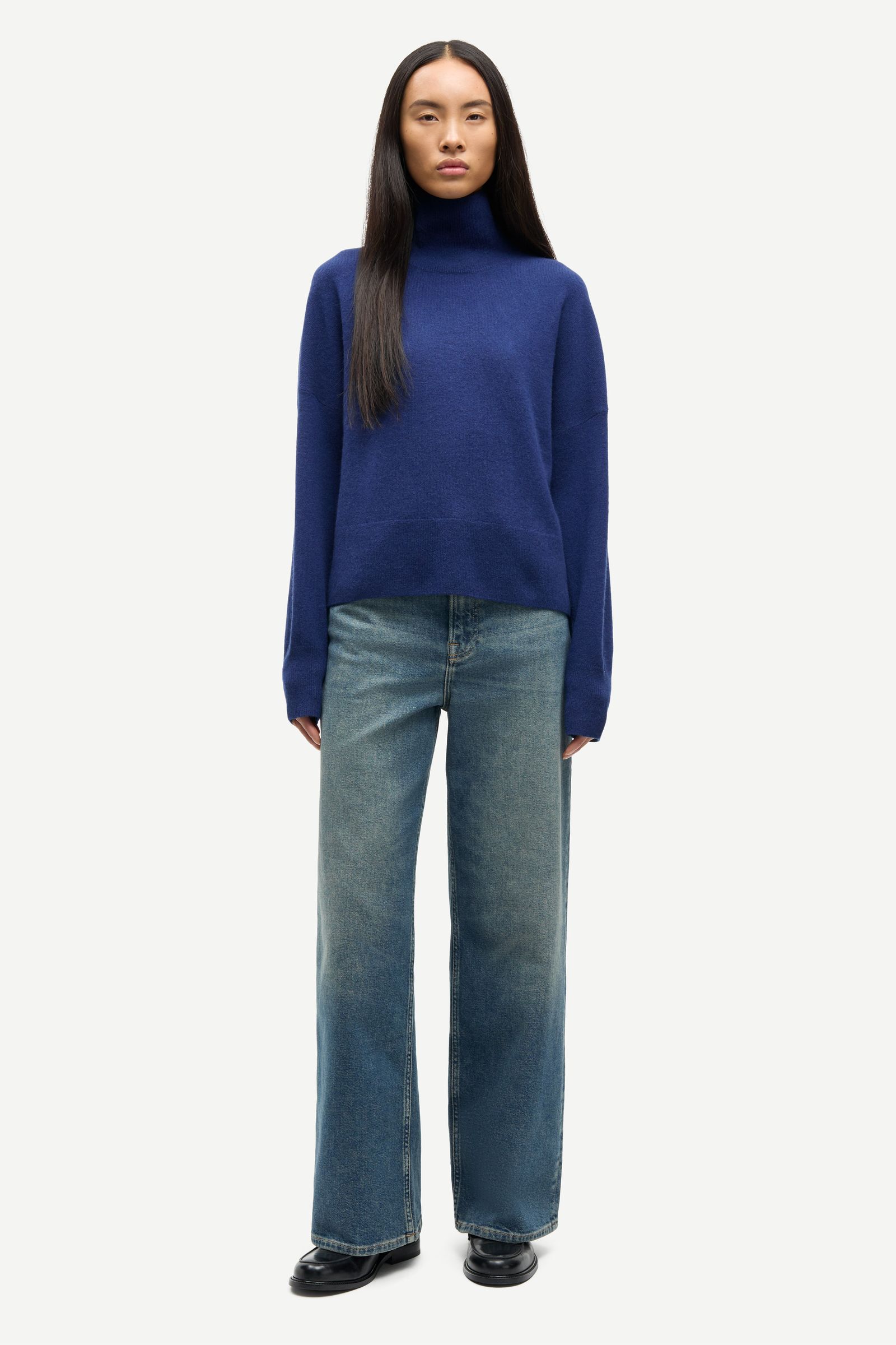 Nola turtleneck 6304 Medieval Blue | Samsøe Samsøe®