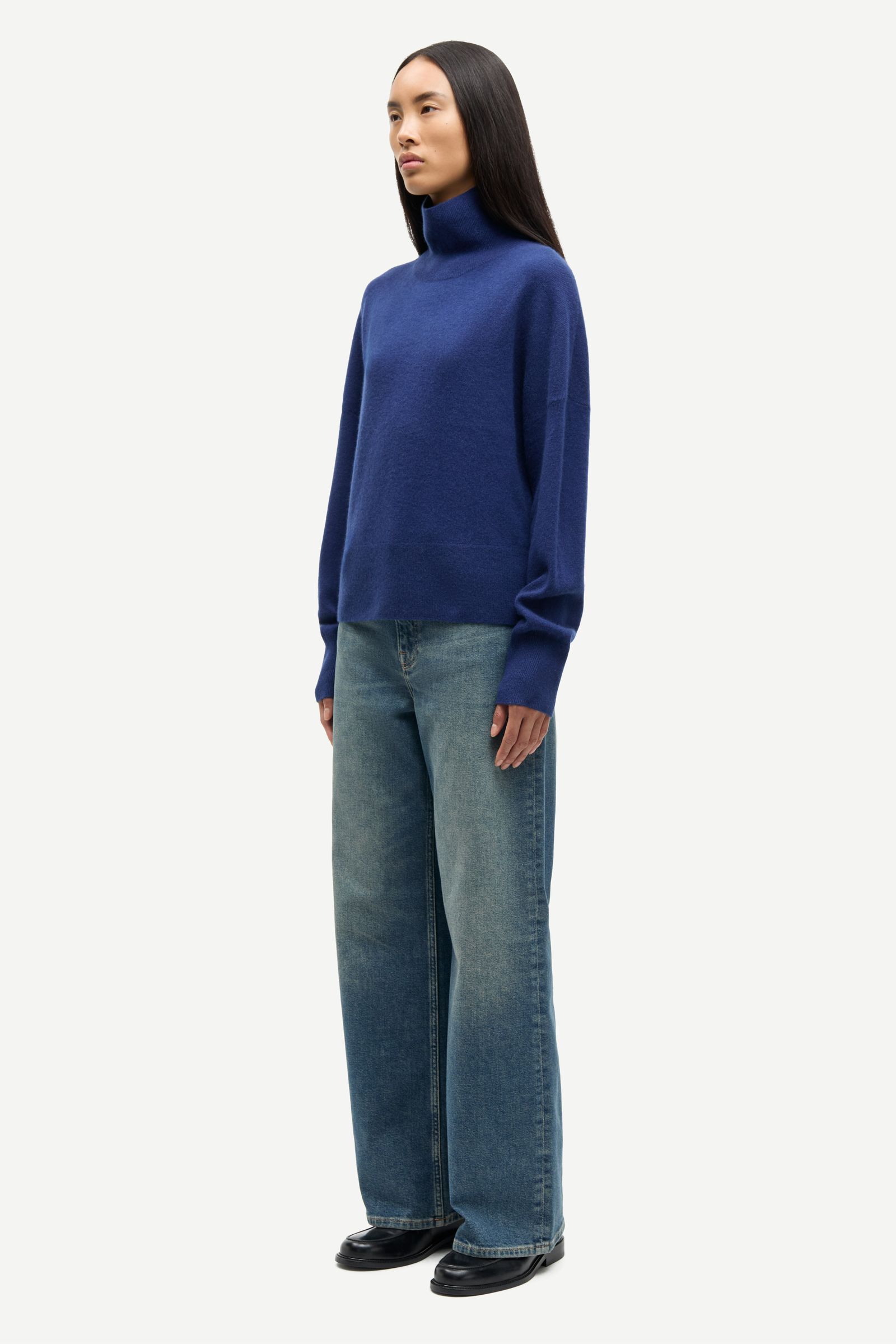 Nola turtleneck 6304 Medieval Blue | Samsøe Samsøe®