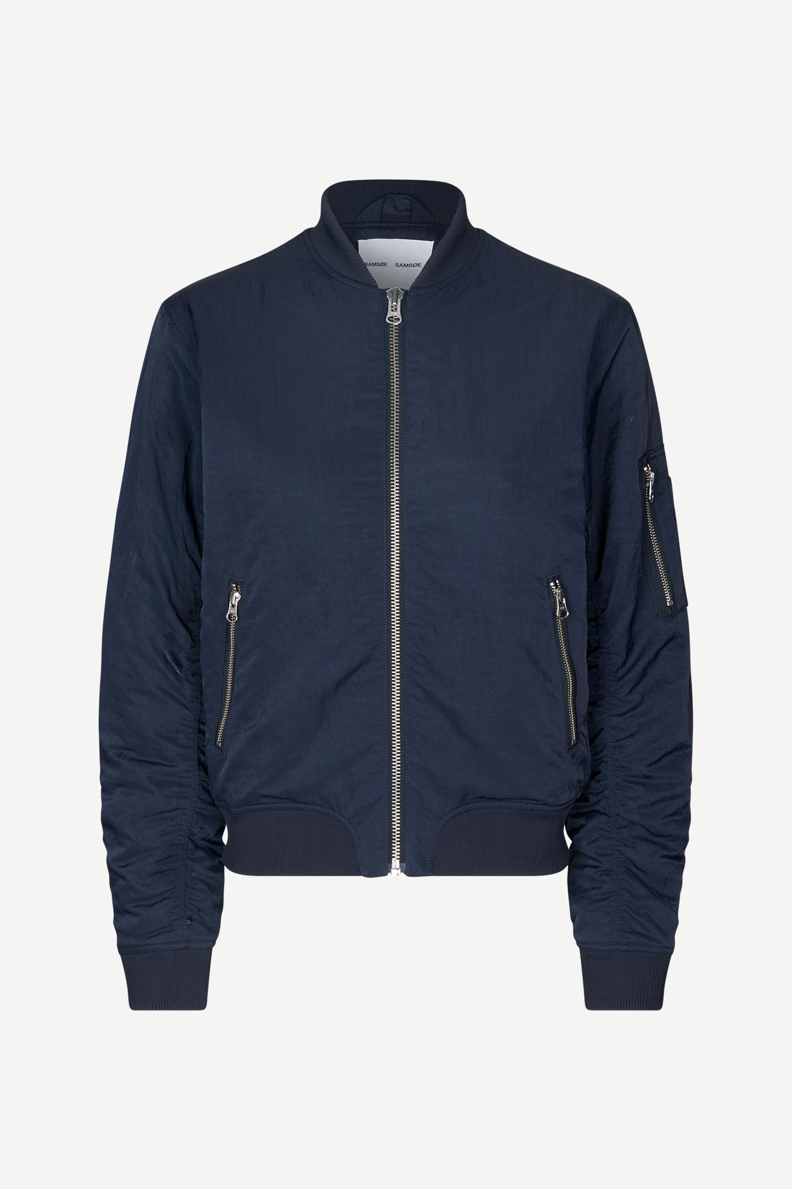 Samsoe Samsoe ヘリンボーンコート　サイズM Tess Overshirt full zip 14470 Abbey Stone Square | Samsøe