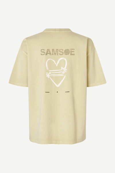 Eira t-shirt 11725 Ethereal Green pigment | Samsøe Samsøe®