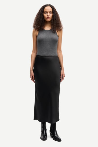 Saagneta long skirt 12956 Black | Samsøe Samsøe®