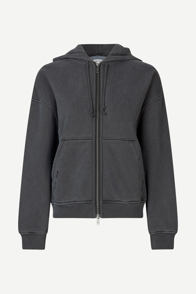 Sava hoodie 14485 Charcoal Art | Samsøe Samsøe®