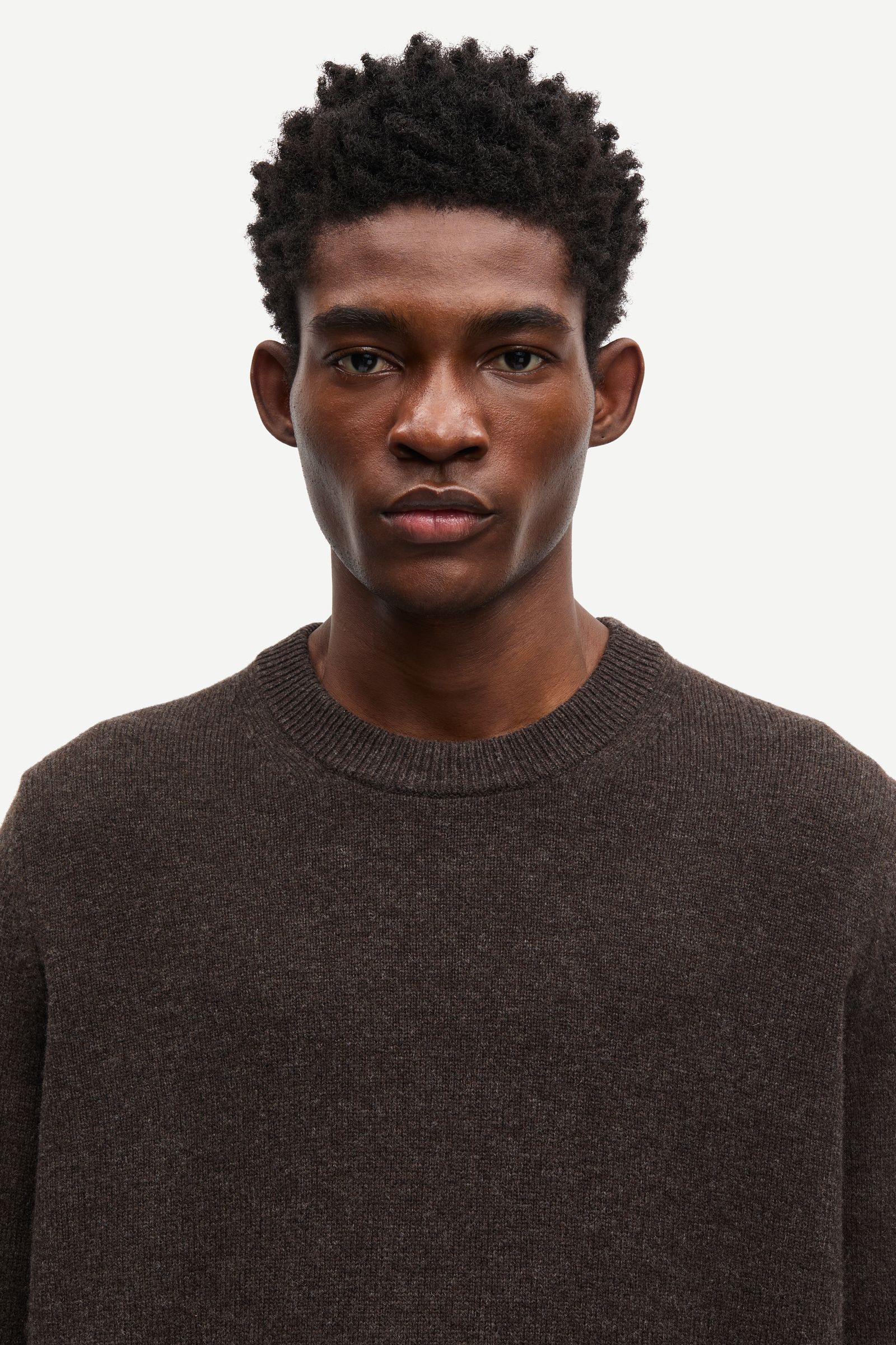 Isak Knit Sweater 15010 Turkish Coffee | Samsøe Samsøe®