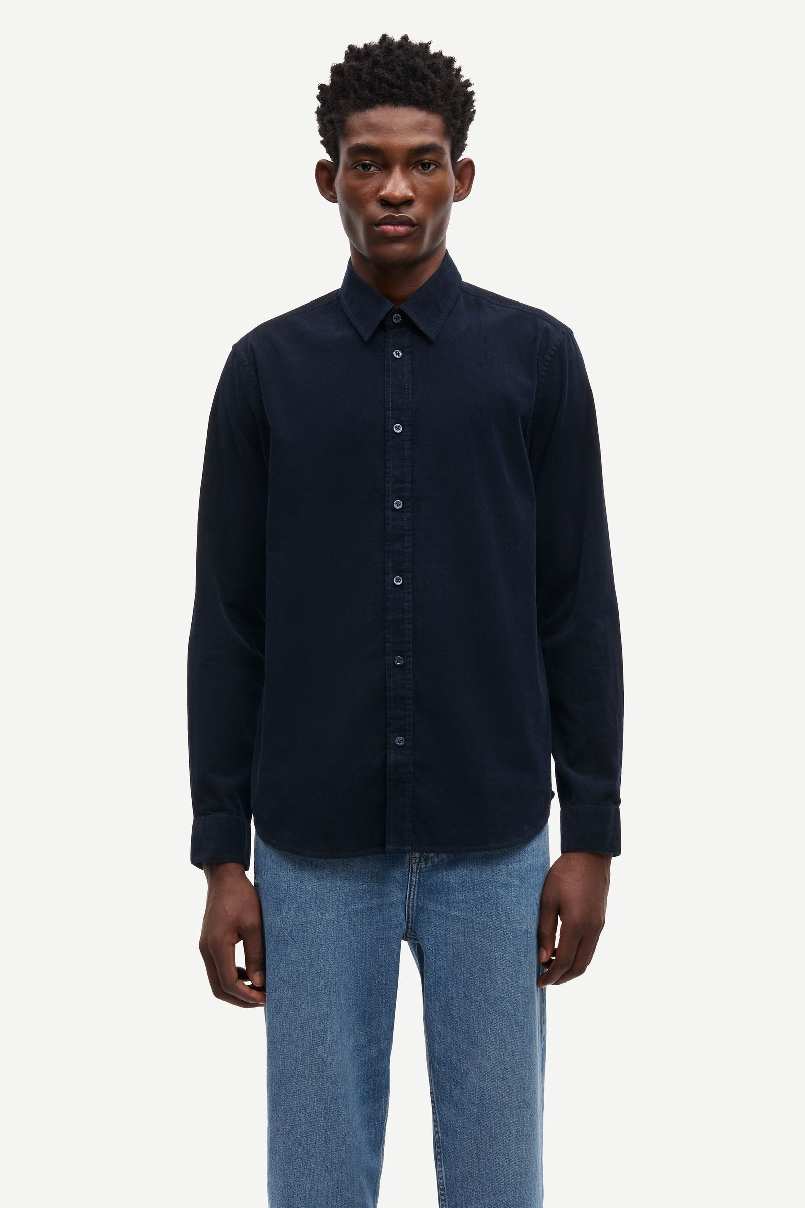 サムソサムソ(SAMSOE SAMSOE) 長袖カットソー Samsøe Samsøe Sadamon JJ Overshirt - Elephant Skin – The