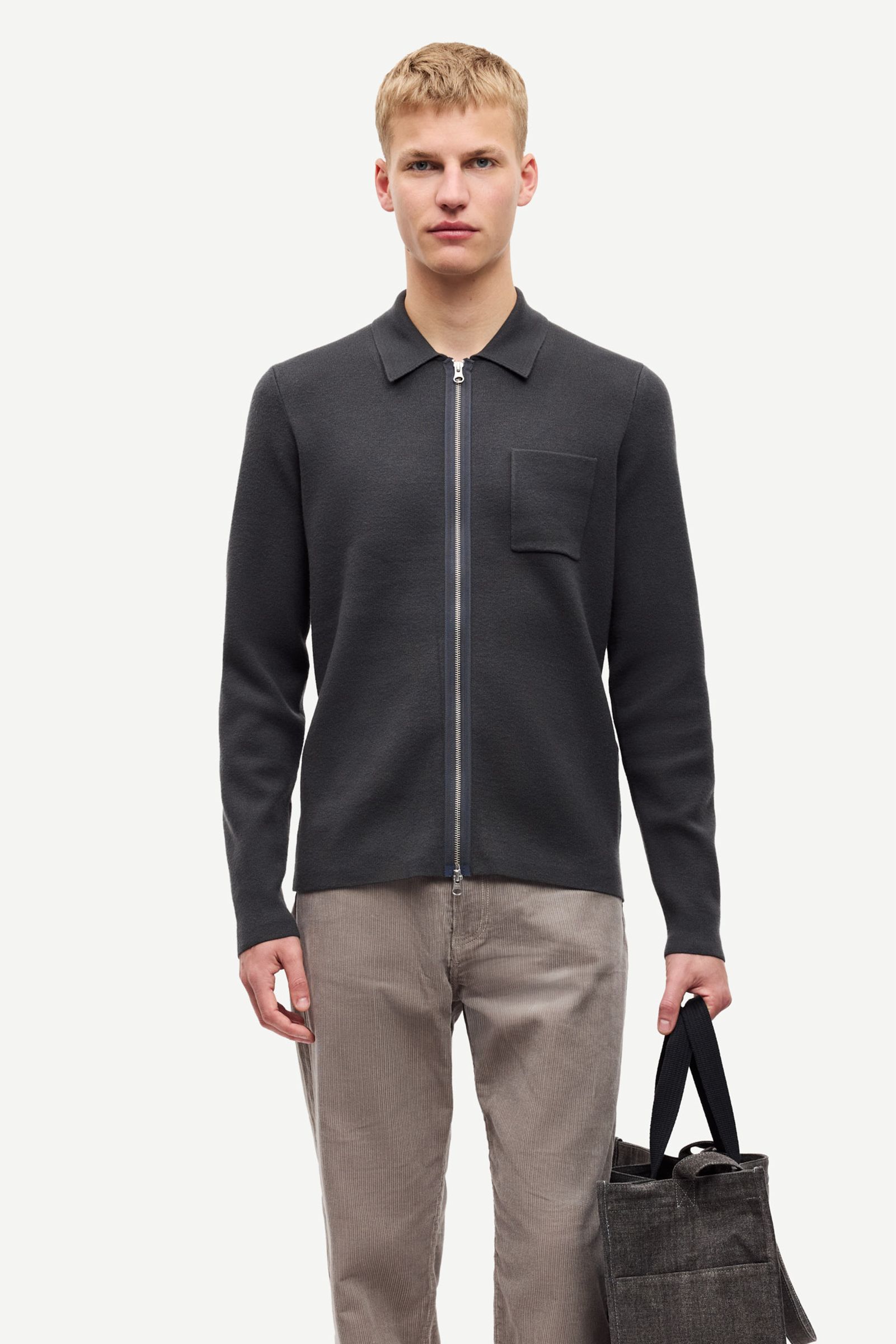 Guna X zip 10490 Black Oyster | Samsøe Samsøe®