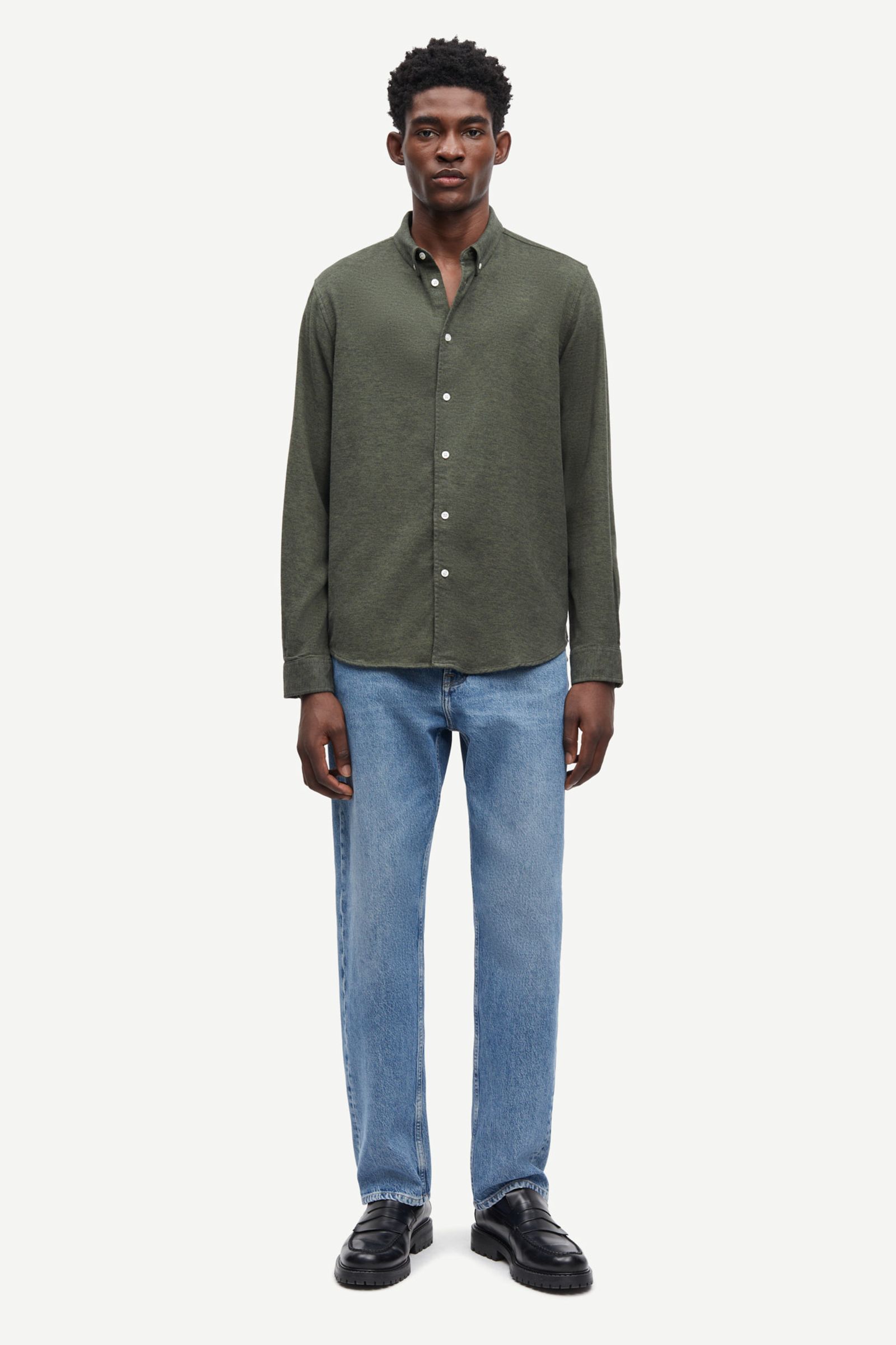 い*ご様 umbro×asahi ストライプシャツ　90（Sサイズ） Liam BX shirt 14039 CLIMBING IVY | Samsøe Samsøe®