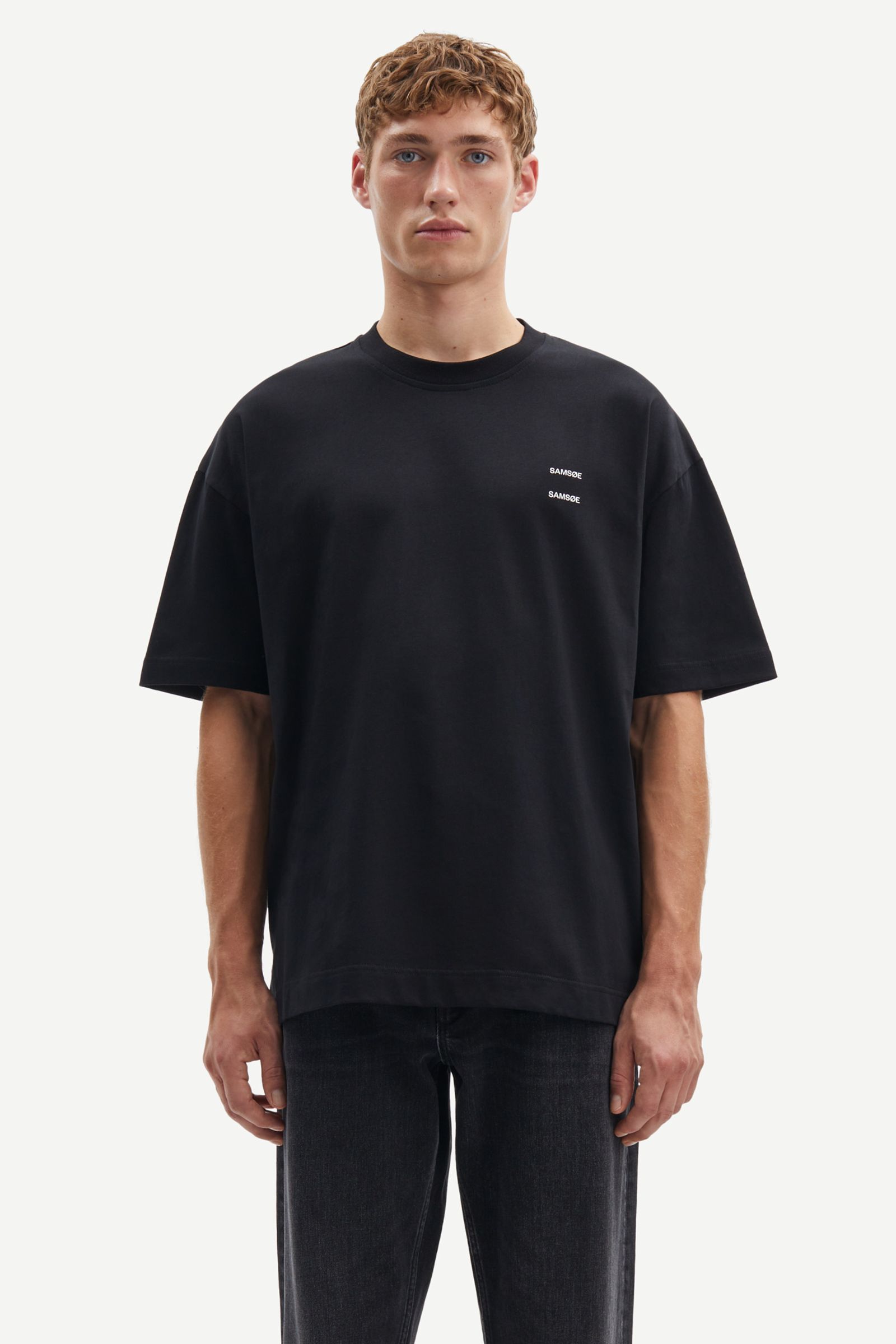 Joel t-shirt 11415 Black Basic | Samsøe Samsøe®