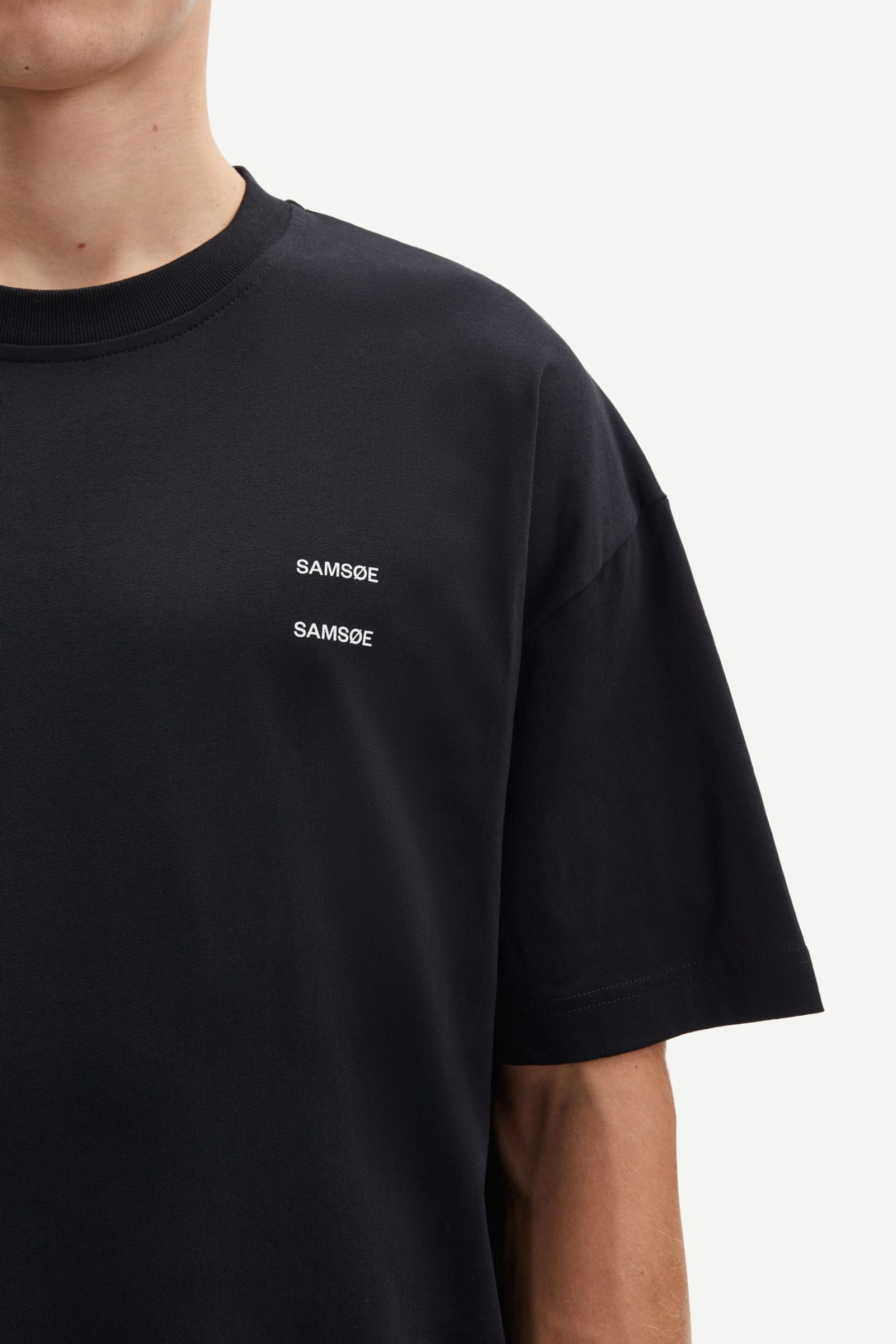 Joel t-shirt 11415 Black Basic | Samsøe Samsøe®