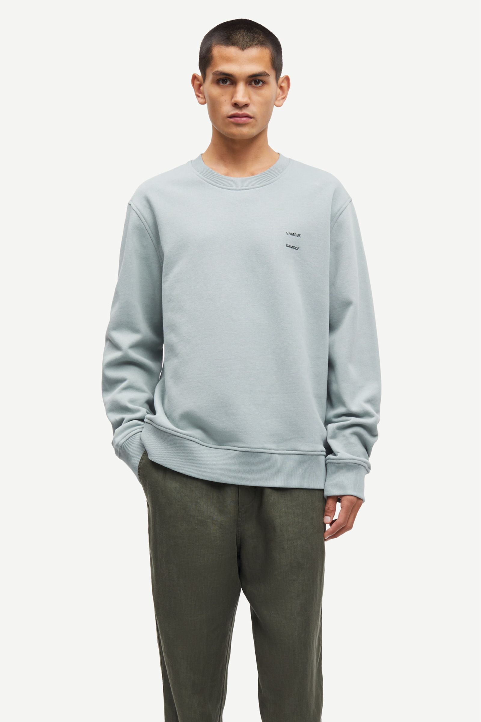 Joel crew neck 11414 Abyss | Samsøe Samsøe®
