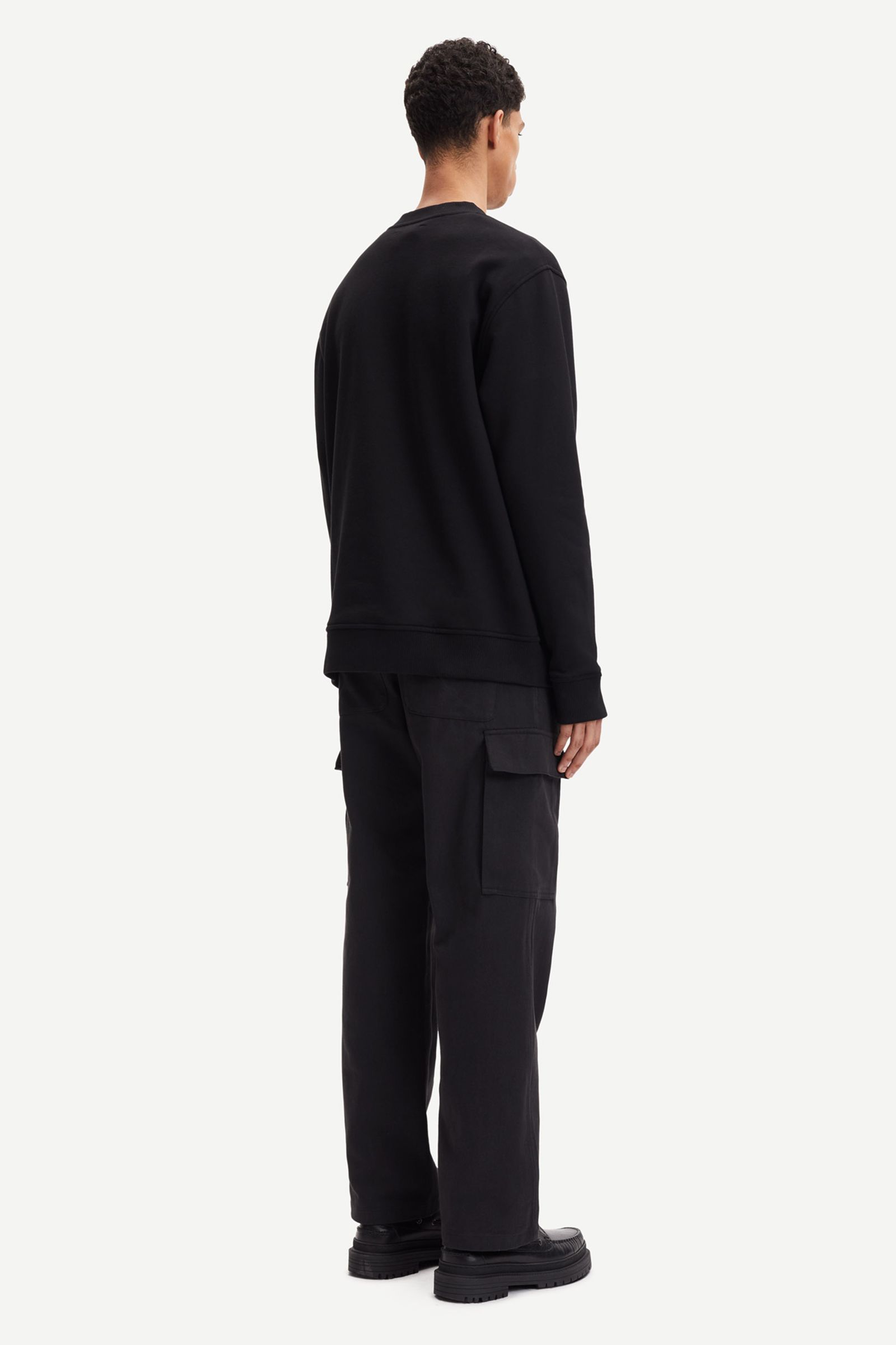 Joel crew neck 11414 Black | Samsøe Samsøe®