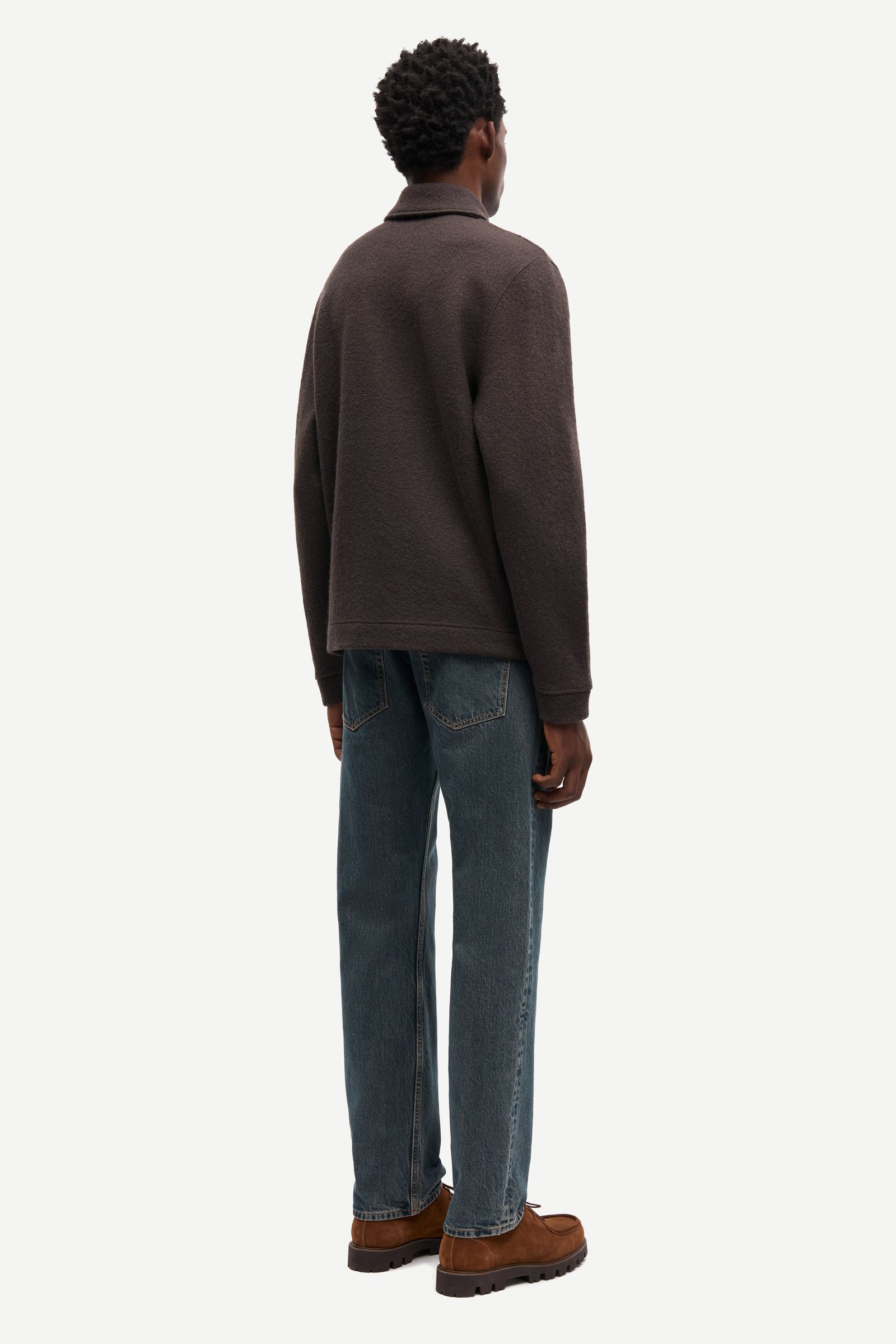 Hannes full zip 14612 Turkish Coffee | Samsøe Samsøe®