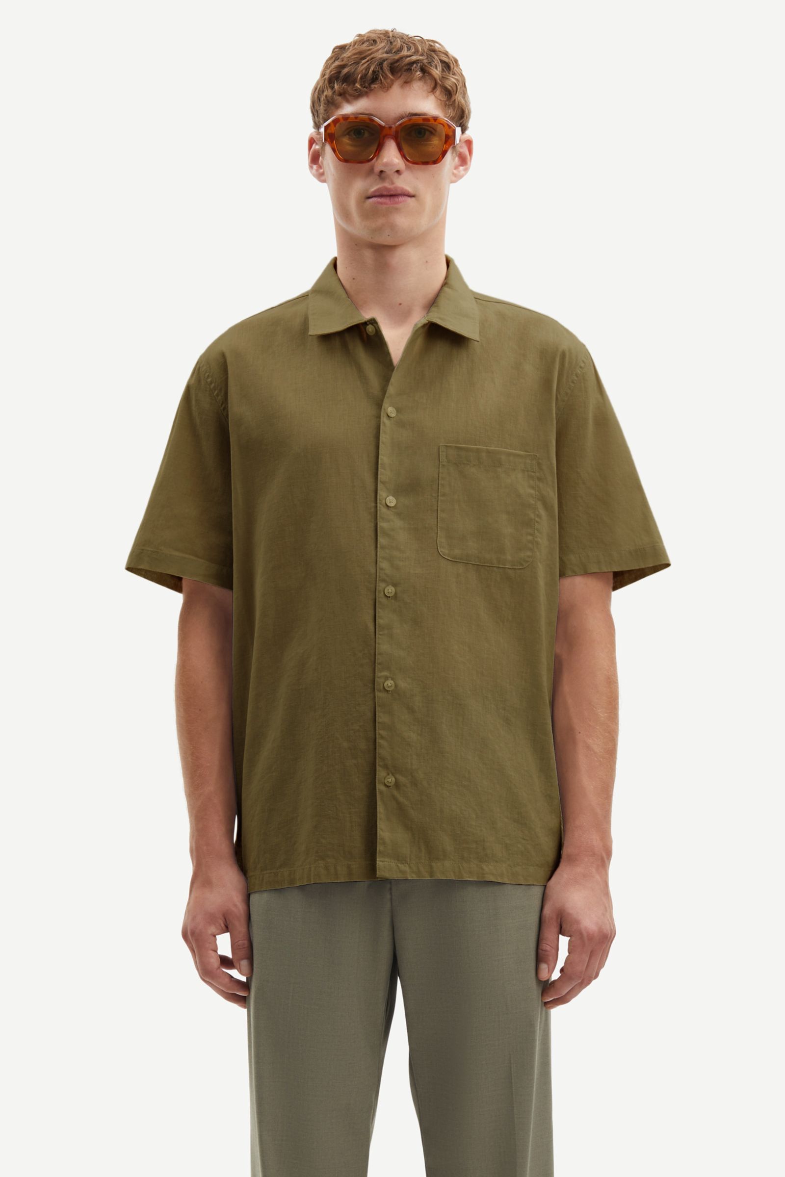 SAAVAN JX SHIRT BLACK/OLIVE