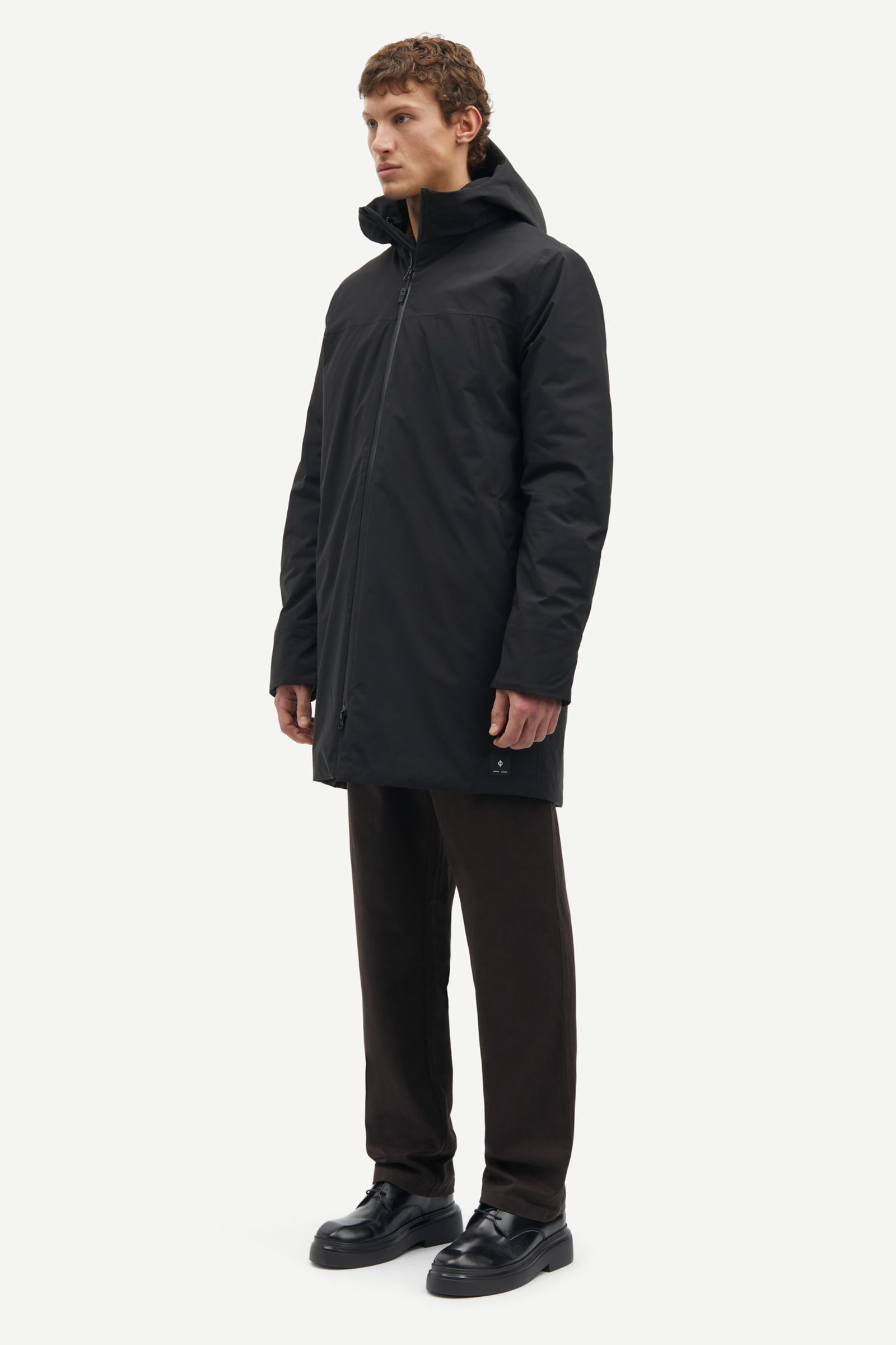 Santaku mesh sacosh 黒 Saclaus jacket 15144 Black | Samsøe Samsøe®