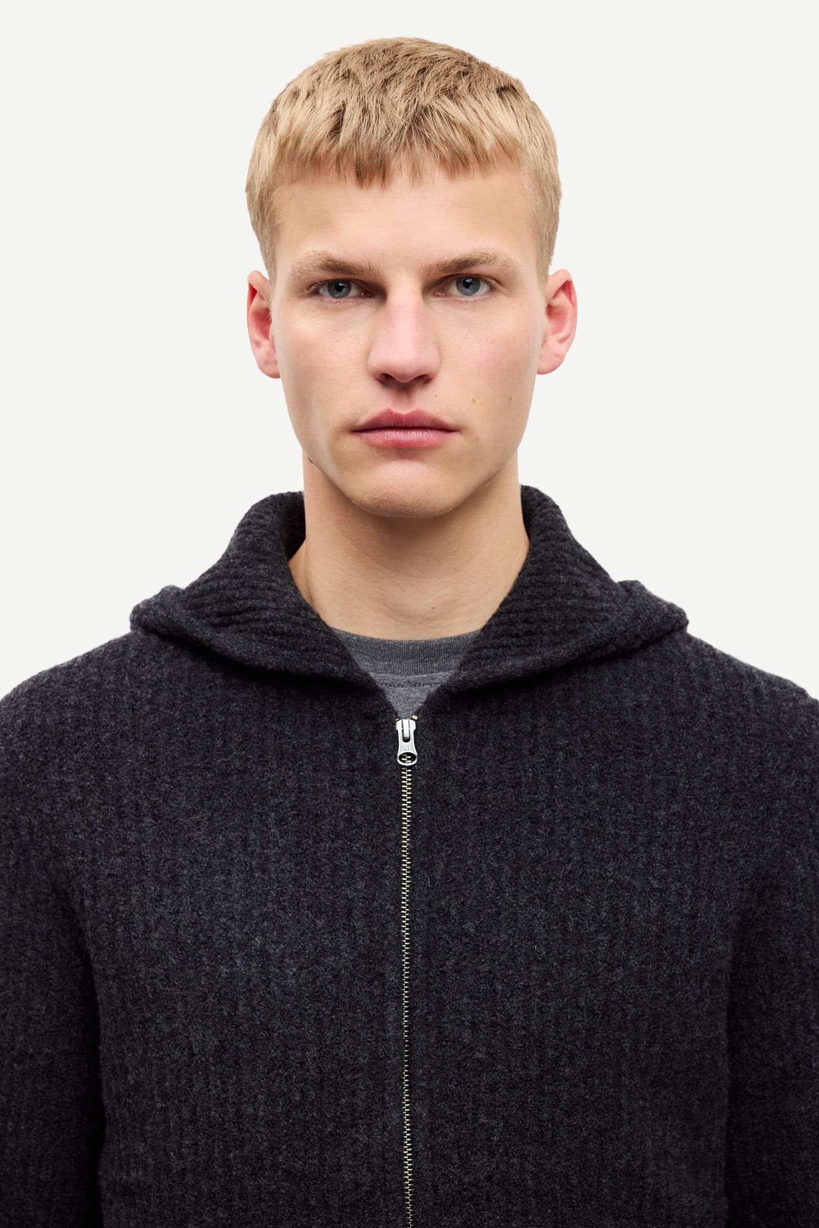 Sakoji Hoodie 15329 Black Mel. | Samsøe Samsøe®