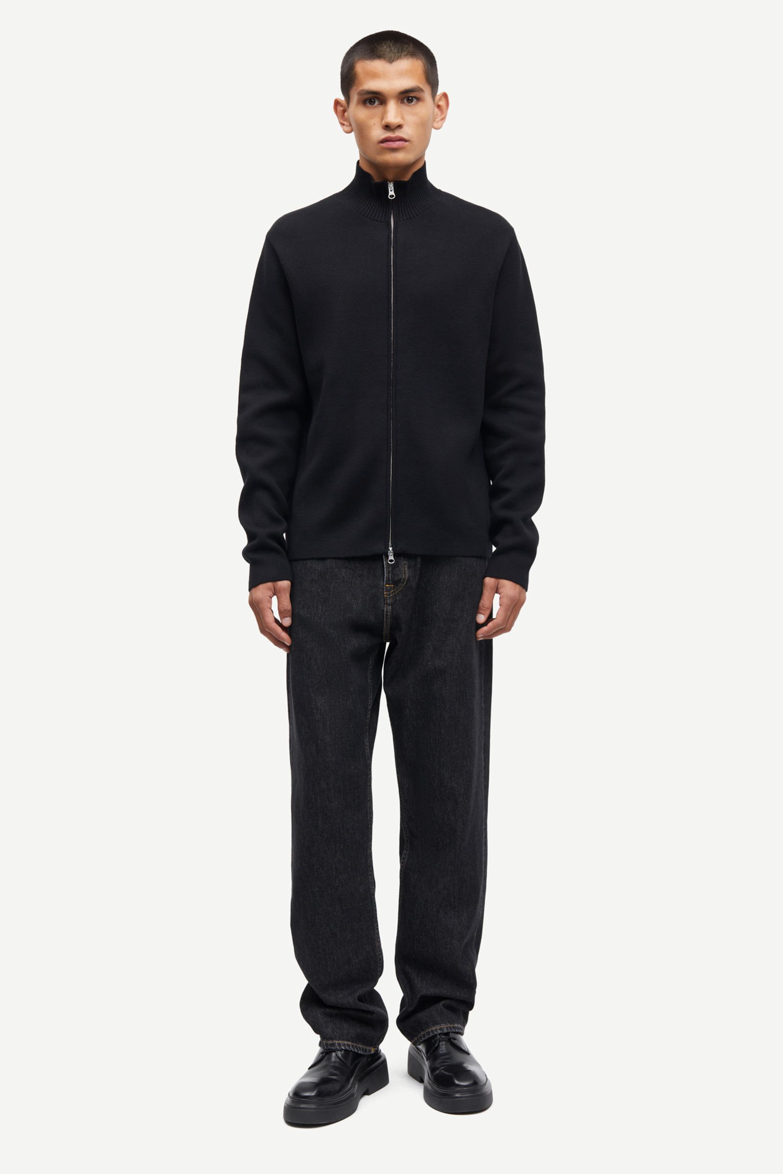 SANCHA CARDIGAN 2.0 ブラック　サイズ2 SINGLE JERSEY GATHERED STRING CARDIGAN – THE SHOP YOHJI YAMAMOTO