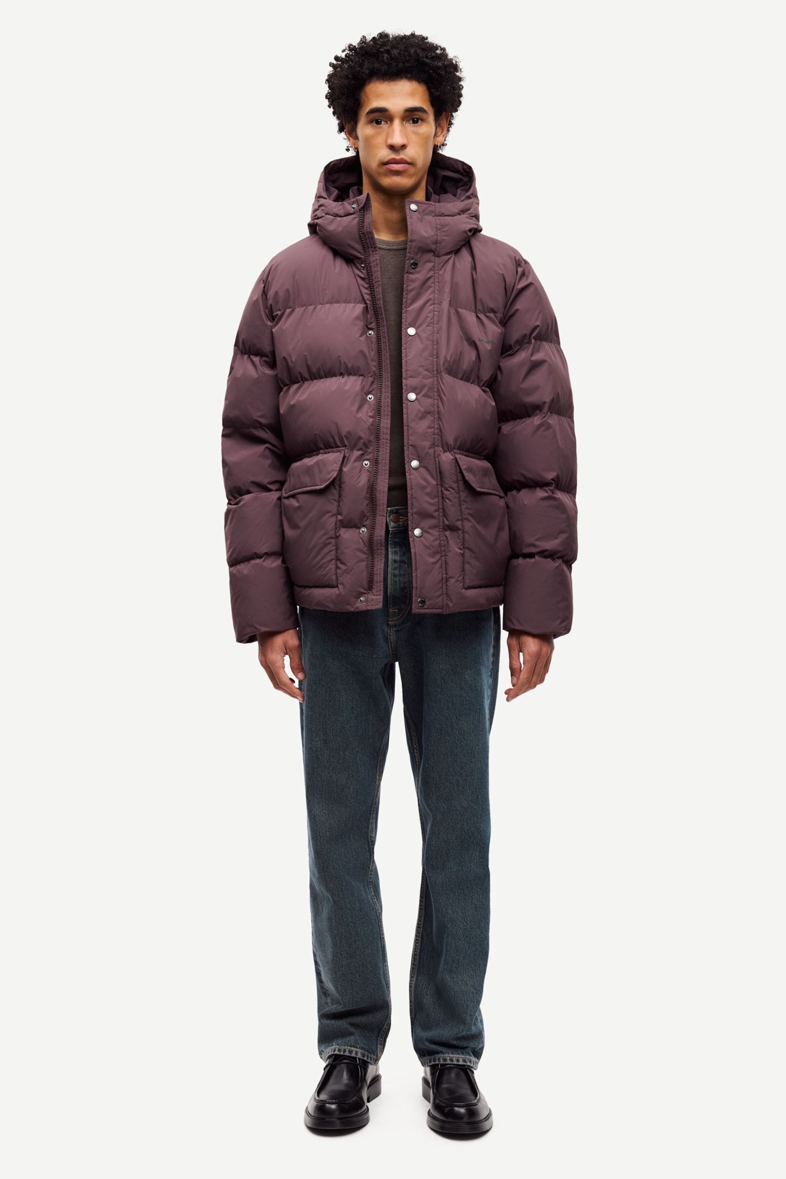 Saulf puffer jacket 15324 Raisin | Samsøe Samsøe®