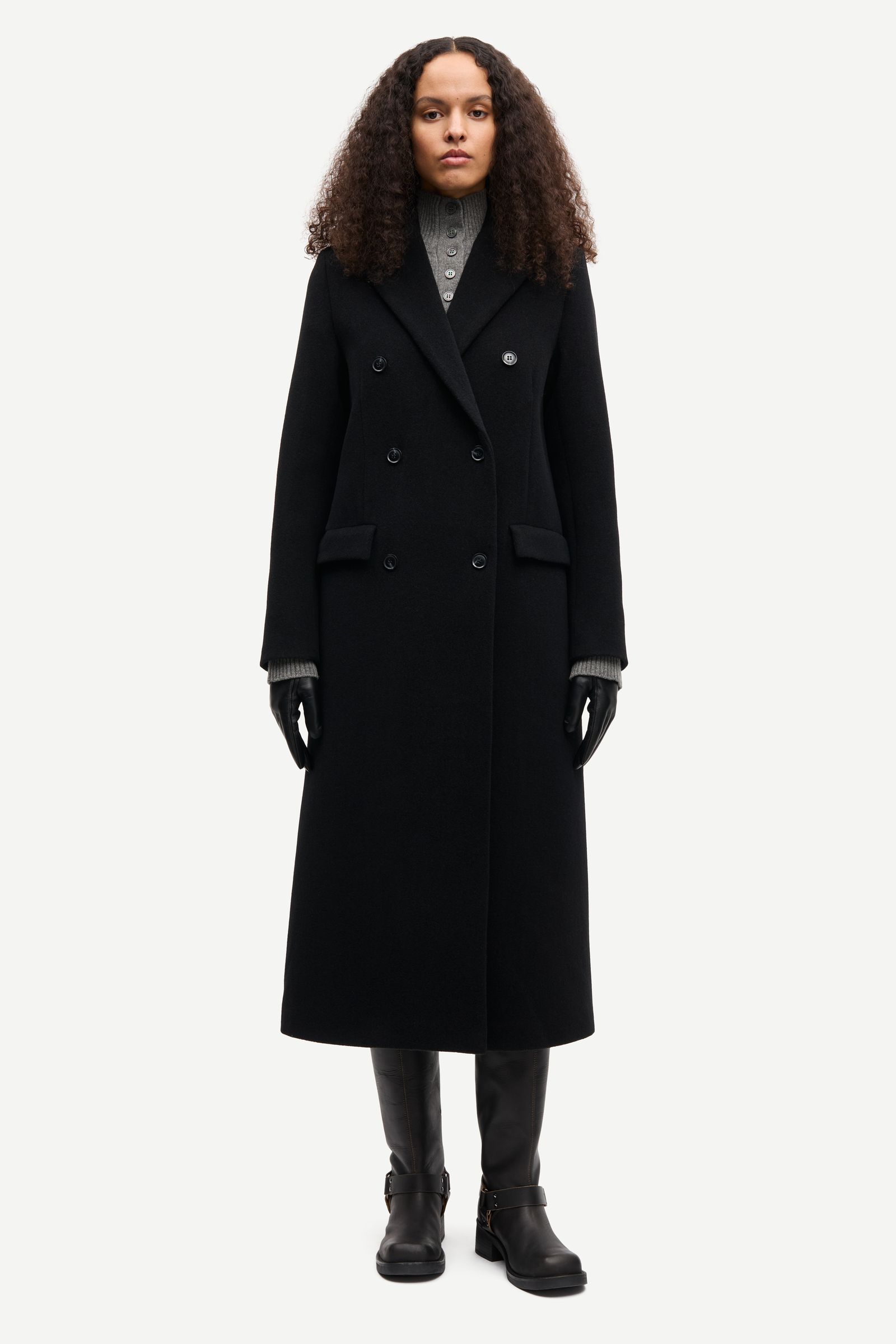 Falcon coat 11104 Black | Samsøe Samsøe®