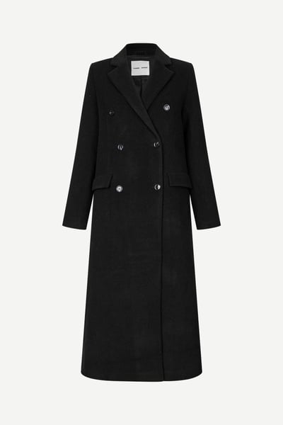 semoh セモー　Moleskin Double Breasted Coat Falcon coat 11104 Mole | Samsøe Samsøe®