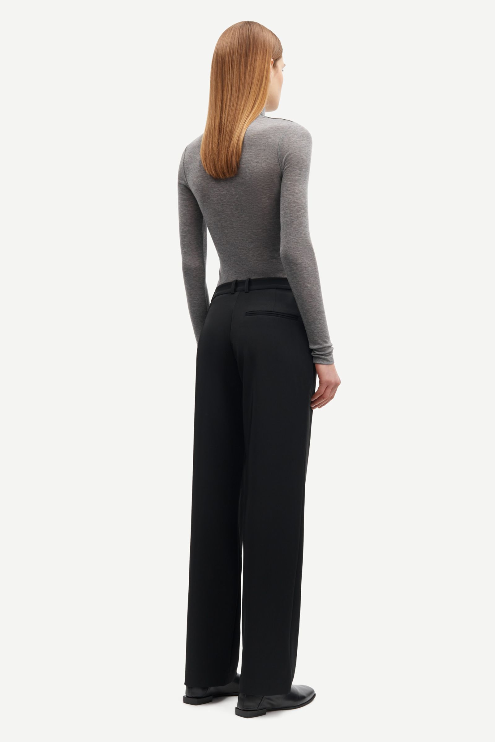 Sahoys straight wb trousers 7331 Black | Samsøe Samsøe®