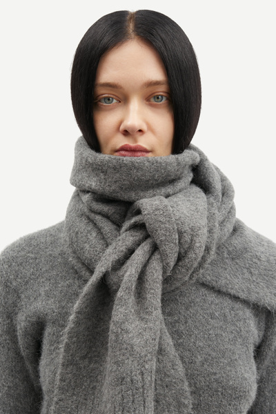 Sajeanne scarf 15425 Iron Gate | Samsøe Samsøe®