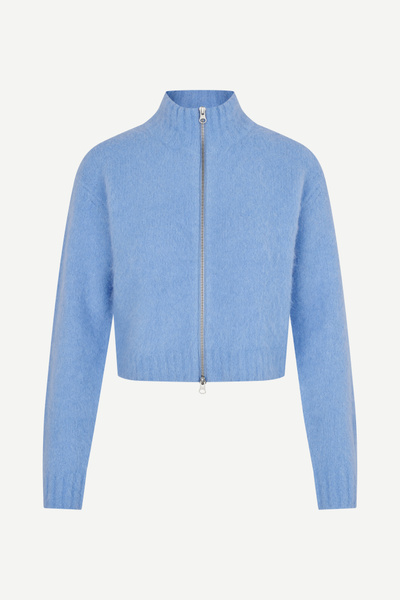 Sajeanne cardigan 15425 Light Grey Mel. | Samsøe Samsøe®
