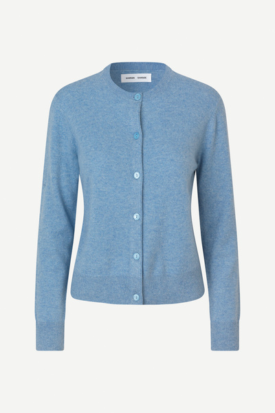Saboston Cardigan 6304 Grey mel. | Samsøe Samsøe®