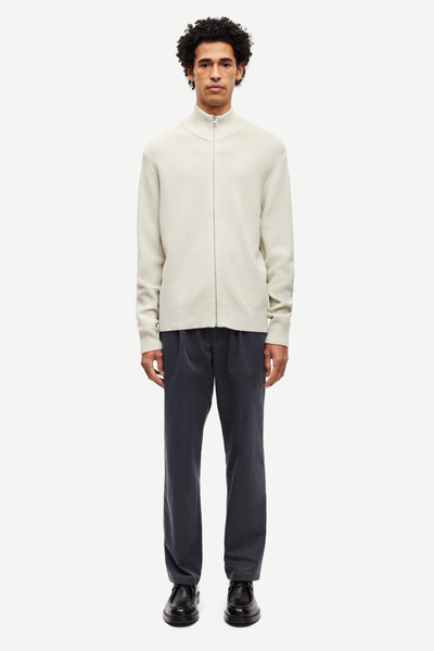 Sadem zip cardigan 10490 Silver Birch | Samsøe Samsøe®