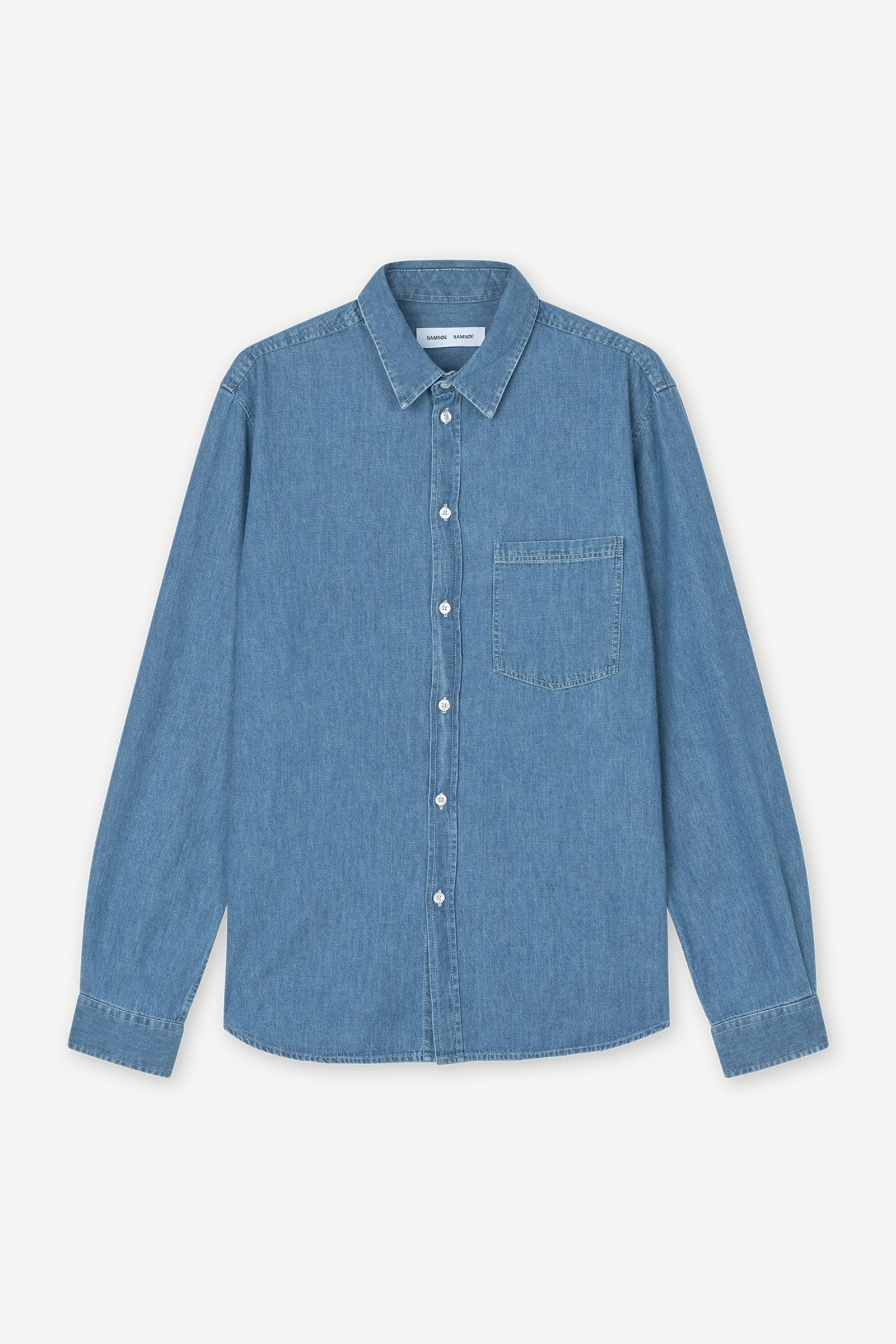 Saryan P shirt 15248 Light Chambray | Samsøe Samsøe®