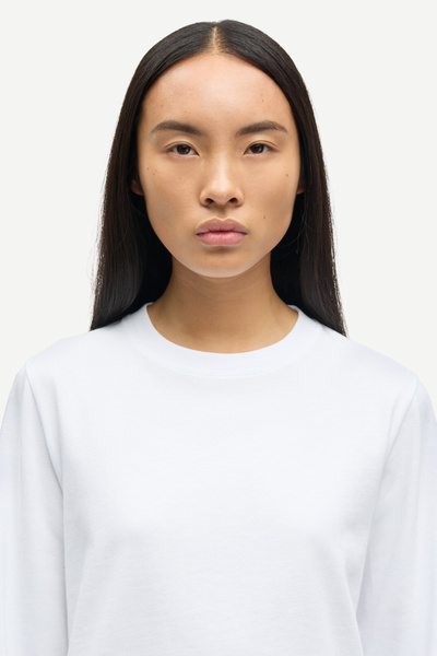 Sacamino ls t-shirt 6024 White | Samsøe Samsøe®
