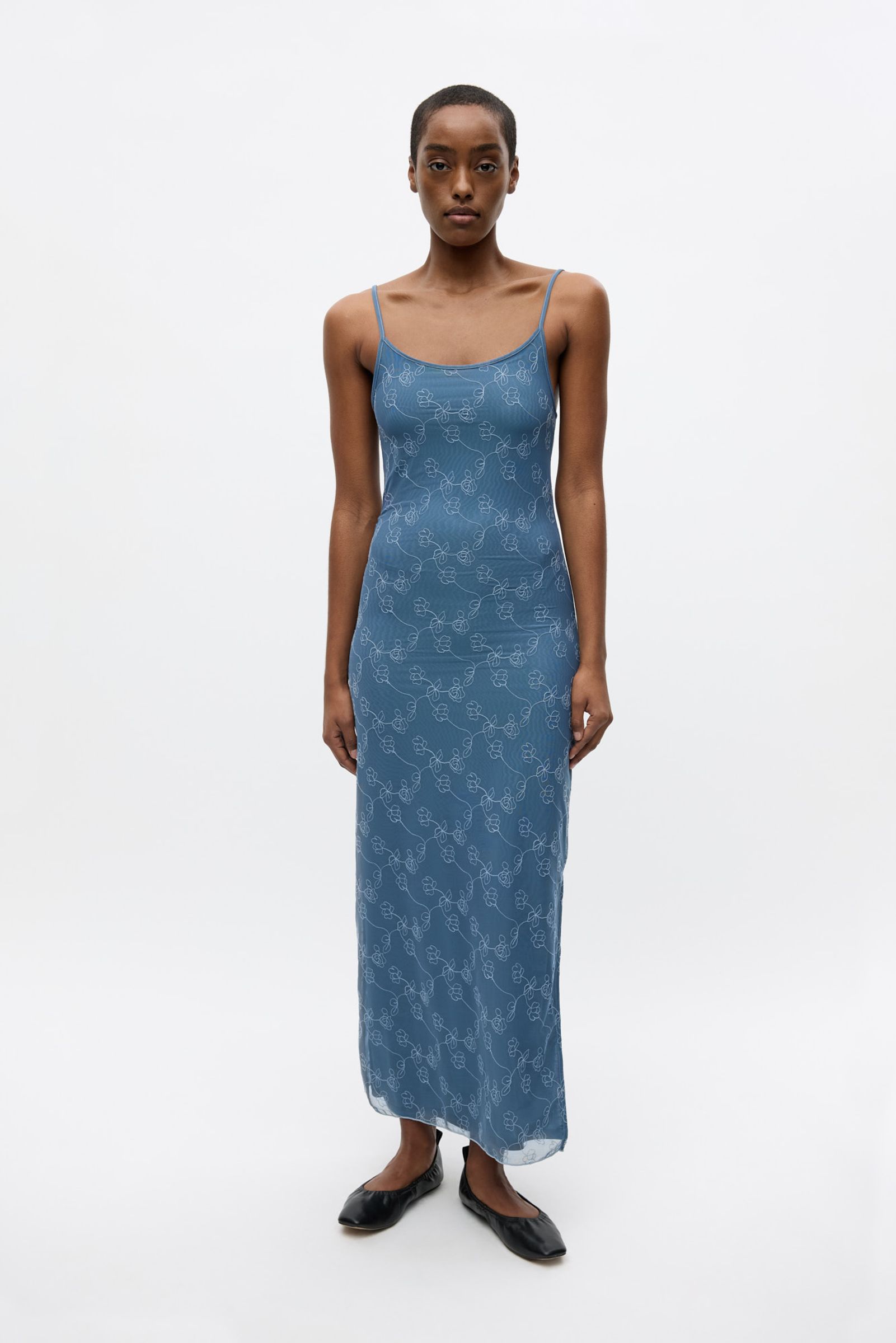 ENNICOLA SL SLIP DRESS 7191 Bluefin | Envii