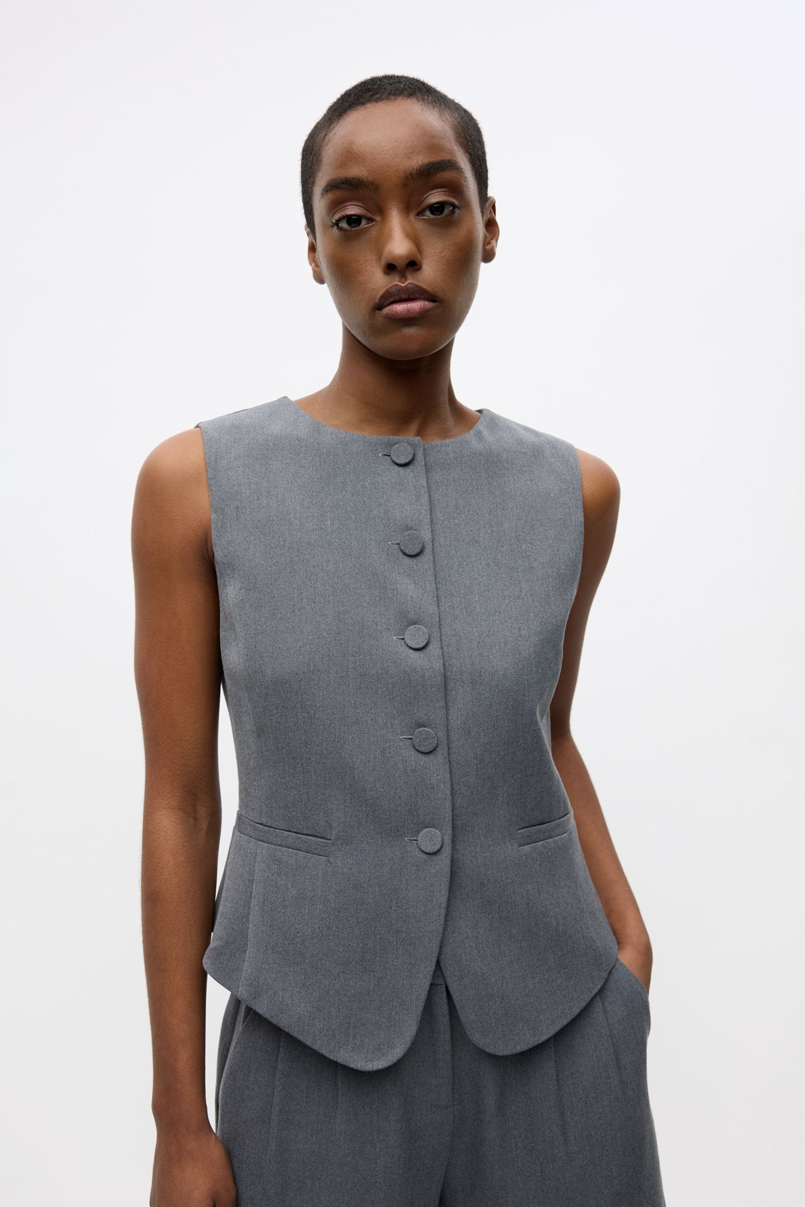 LINHA(リーニア) STREAM VEST UMPIRE GRAY 19689_E25100068-CLR001309-2-
