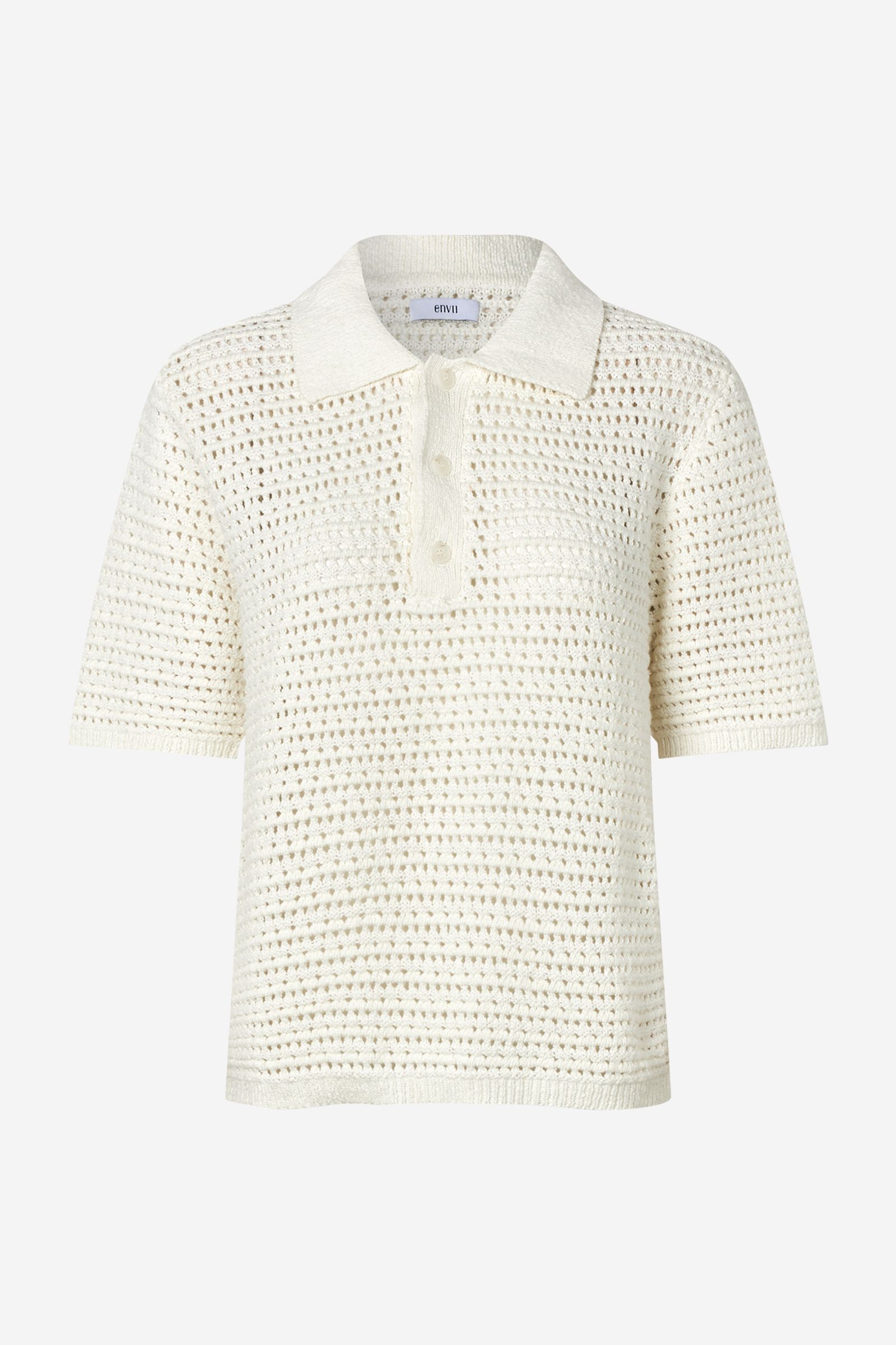 ENSOFS SS POLO KNIT 7254 Gardenia | Envii®