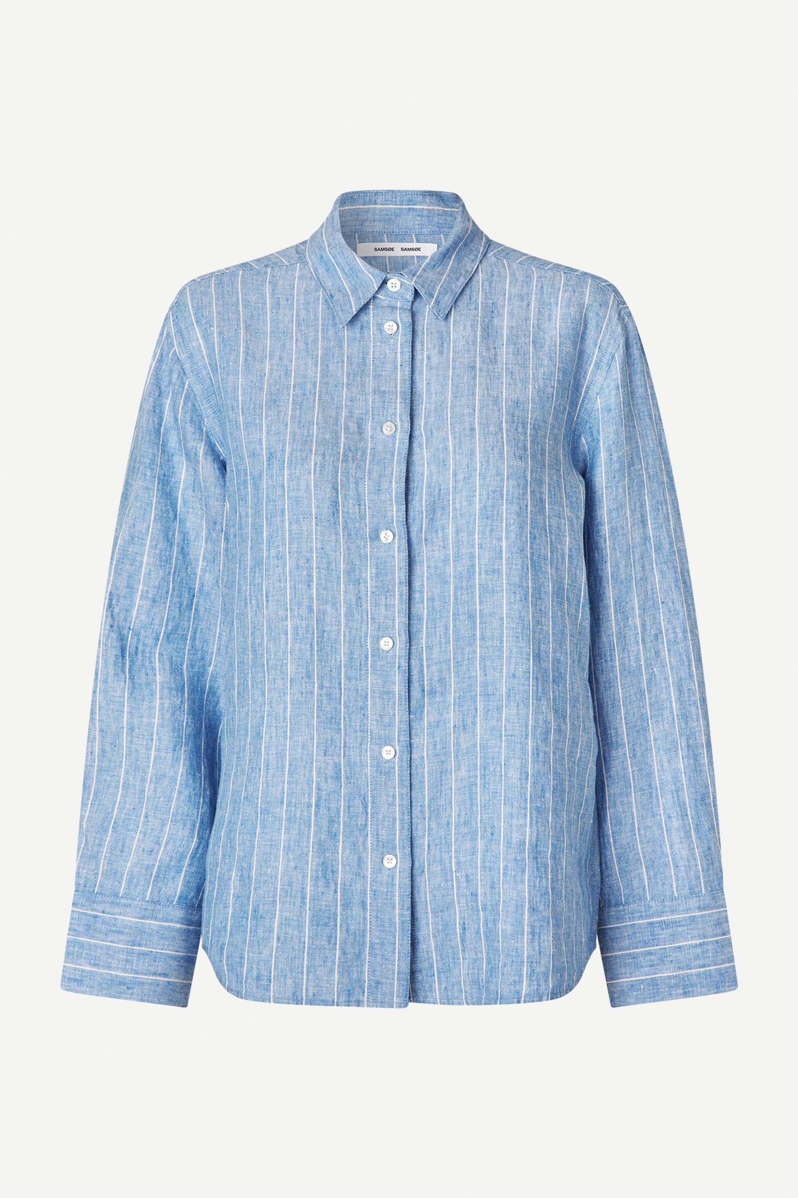 売れ筋商品|||サムス サムス シャツ レディース トップス SANOT SHIRT - Button-down blouse - blue jasper Sanot shirt 14329 Blue jasper St. | Samsøe Samsøe®