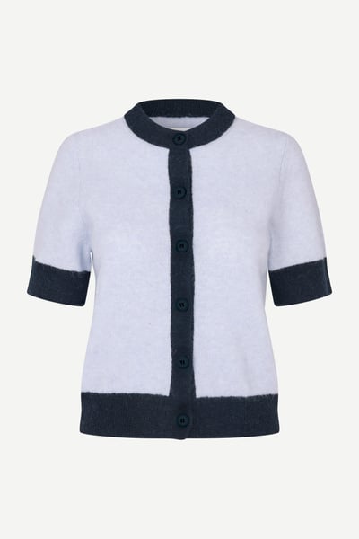 Sanoura ss cardigan 15556 Egret | Samsøe Samsøe®