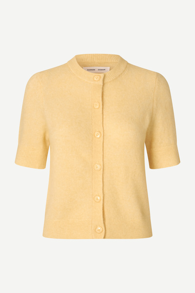 Sanoura ss cardigan 15556 Egret | Samsøe Samsøe®
