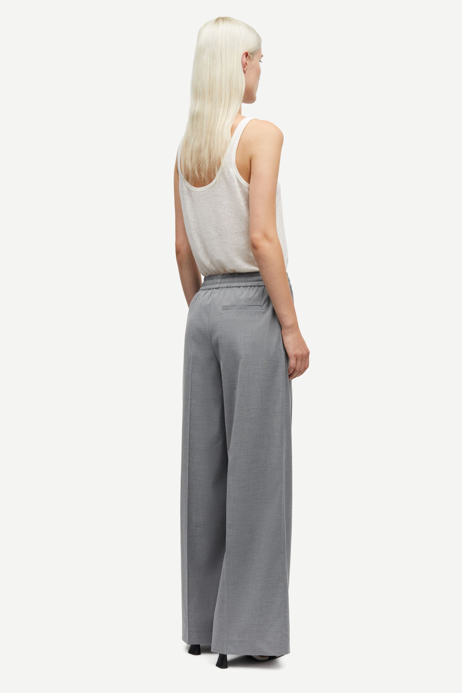 Sarila trousers 15145 Grey mel. | Samsøe Samsøe®