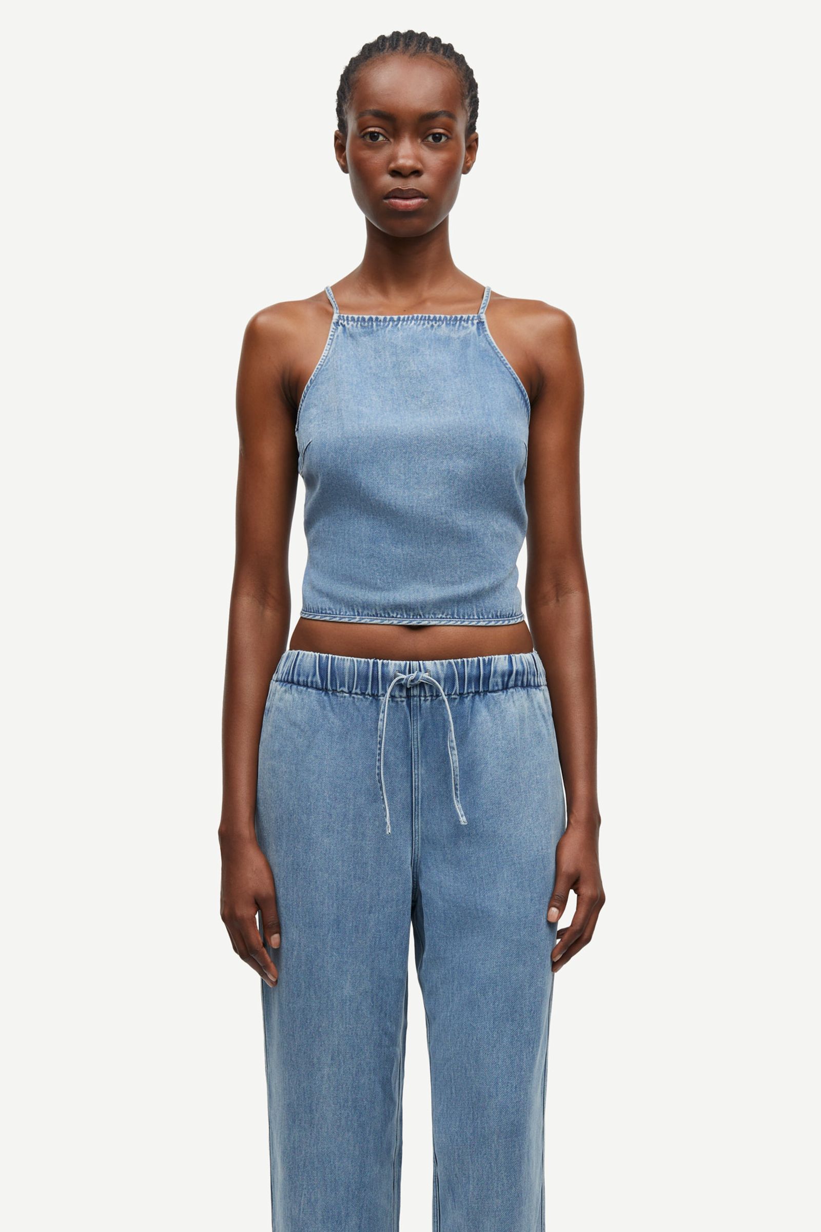 パンツ SAMSOE SAMSOE Women Straight Pants F23400141CLR001556 Blue 30191600_59241722_600.jpg