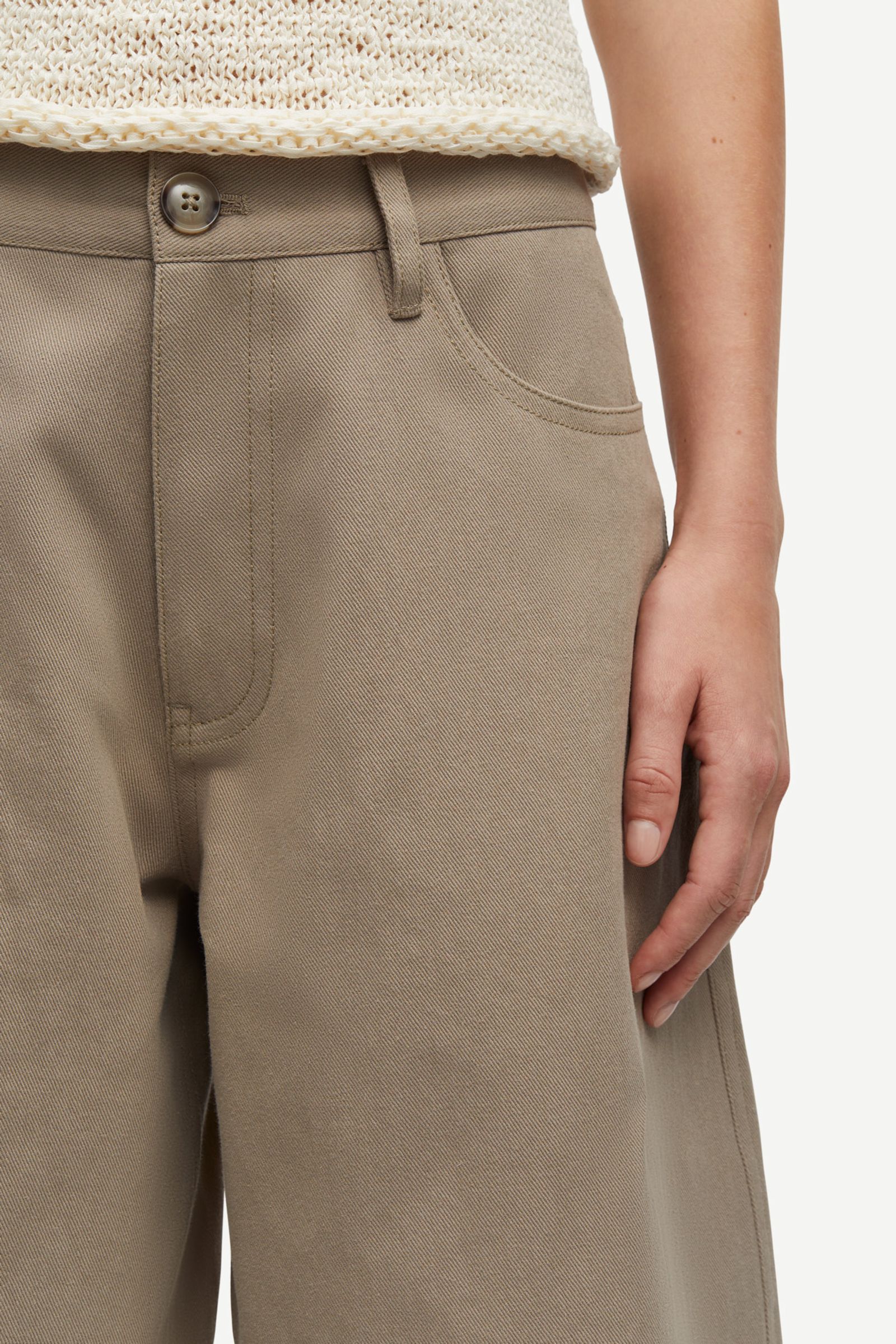 Saharp culotte 15272 Greige | Samsøe Samsøe®