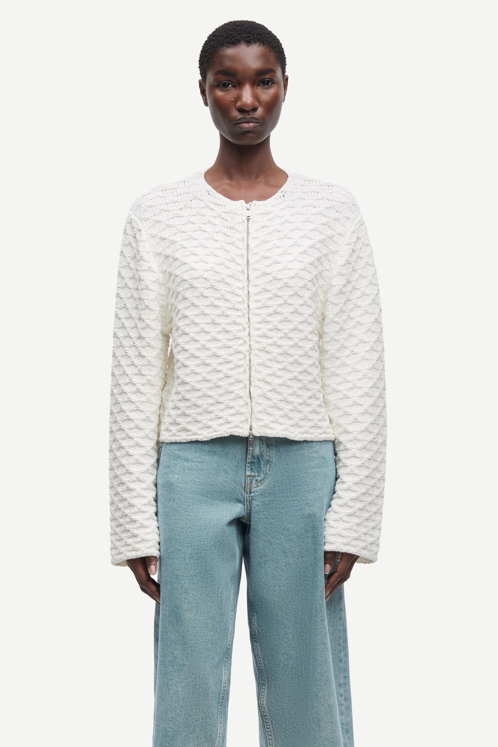 Satammy cardigan 15633 Egret | Samsøe Samsøe®