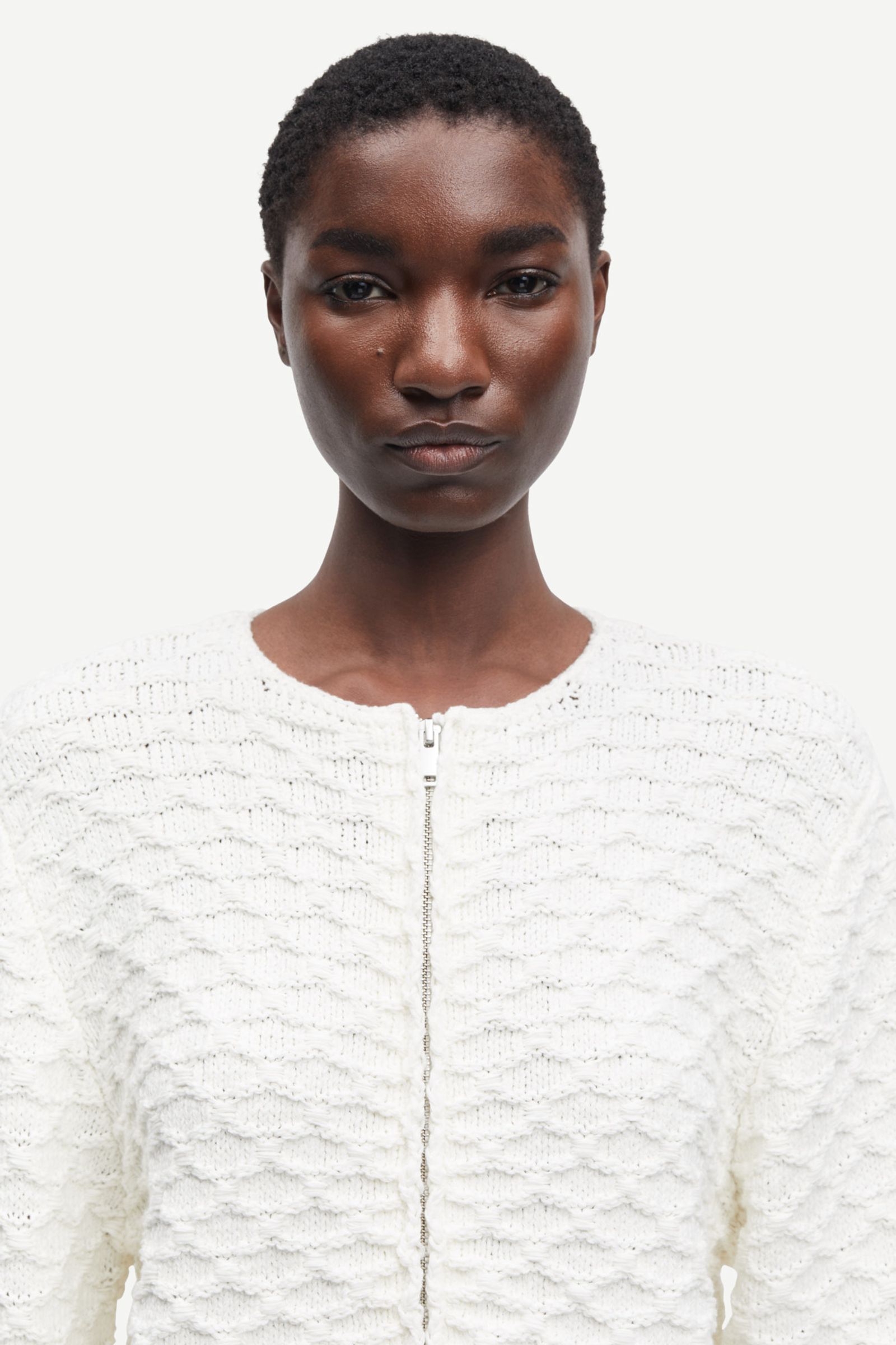 Satammy cardigan 15633 Egret | Samsøe Samsøe®