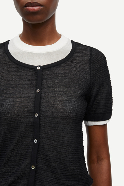 Sapena ss cardigan 15635 Black | Samsøe Samsøe®