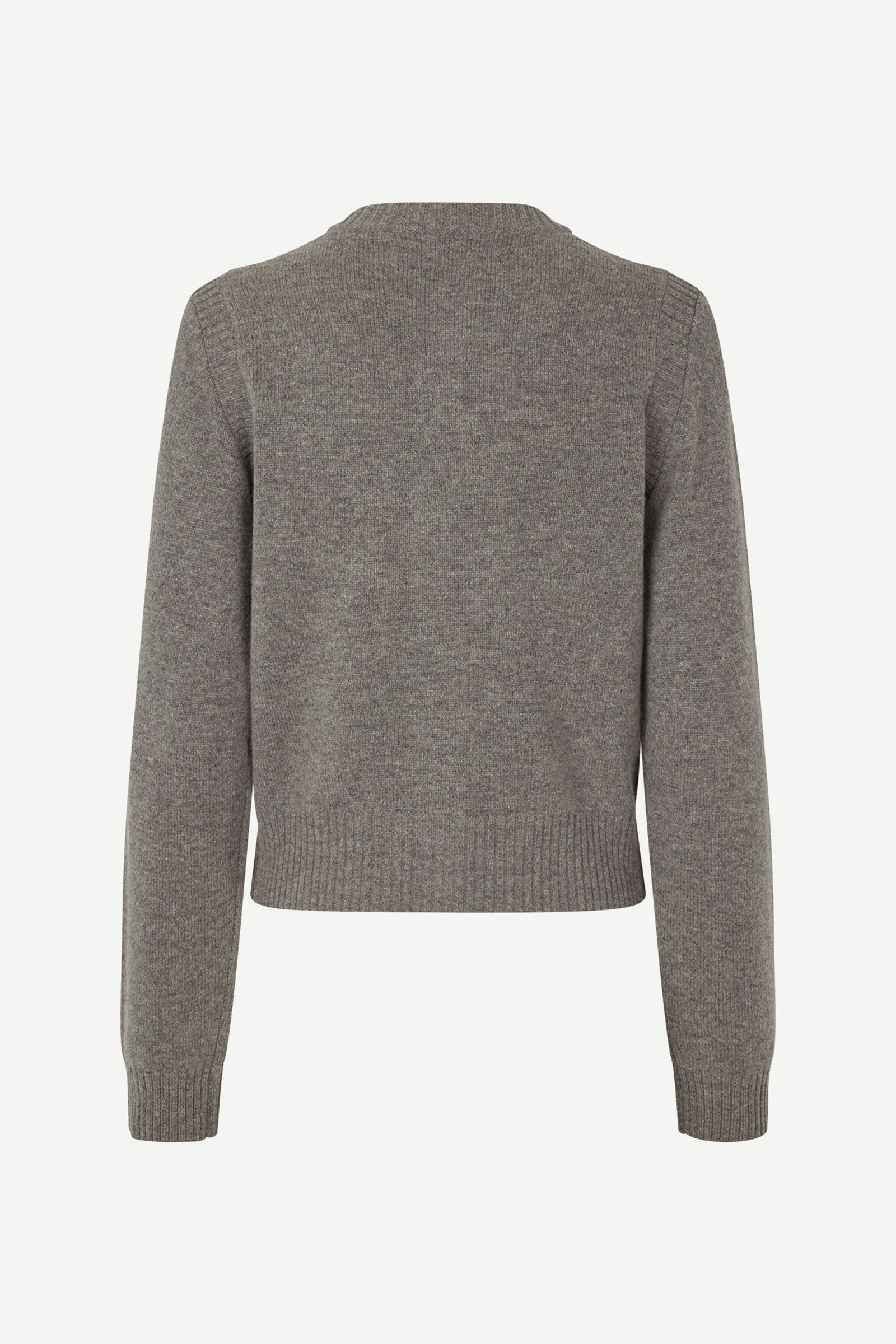 Saelif short cardigan 15010 Dark Grey Mel. | Samsøe Samsøe®