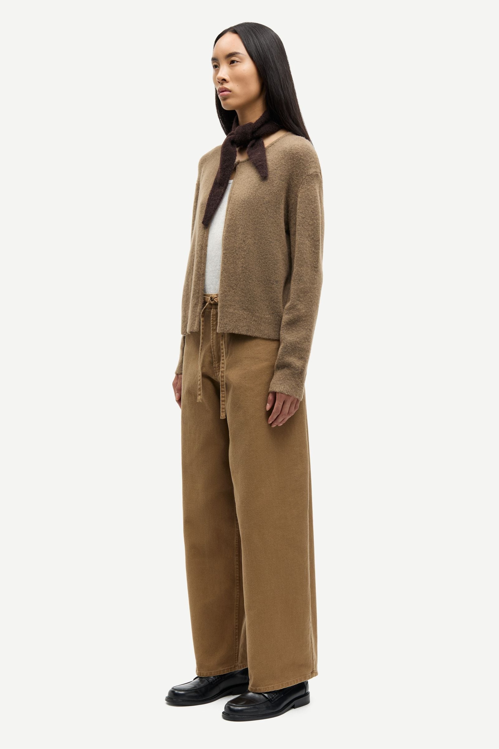 Sacassandra cardigan 15734 Otter | Samsøe Samsøe®