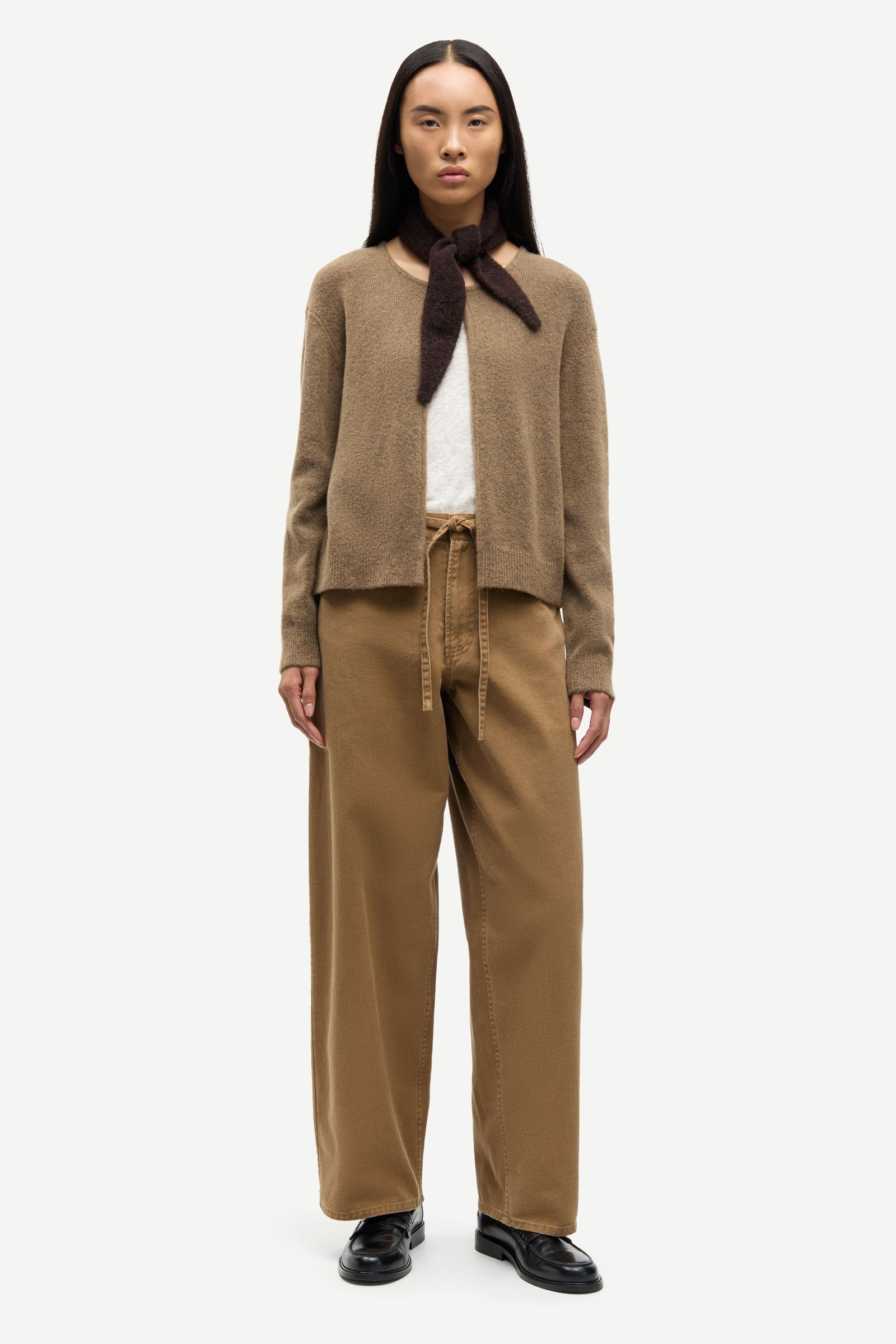 Sacassandra cardigan 15734 Otter | Samsøe Samsøe®